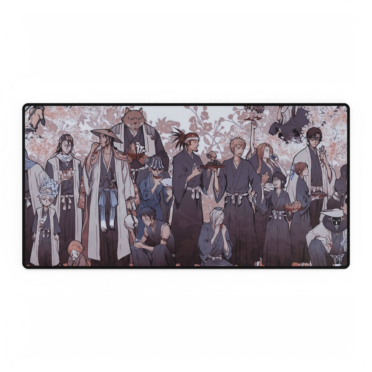 Bleach, Soul, Society, Desk Mats, anime, shonen, desk, accessories, ichigo, rukia, kenpachi, yamamoto, soi fon, renji, unohana