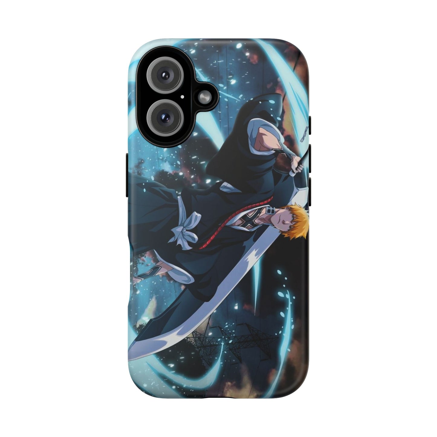 Ichigo, Kurosaki, Tough, Phone, Cases, Bleach, anime, manga, shonen, substitute, soul, reaper, society, rukia, kuchiki, bankai,
