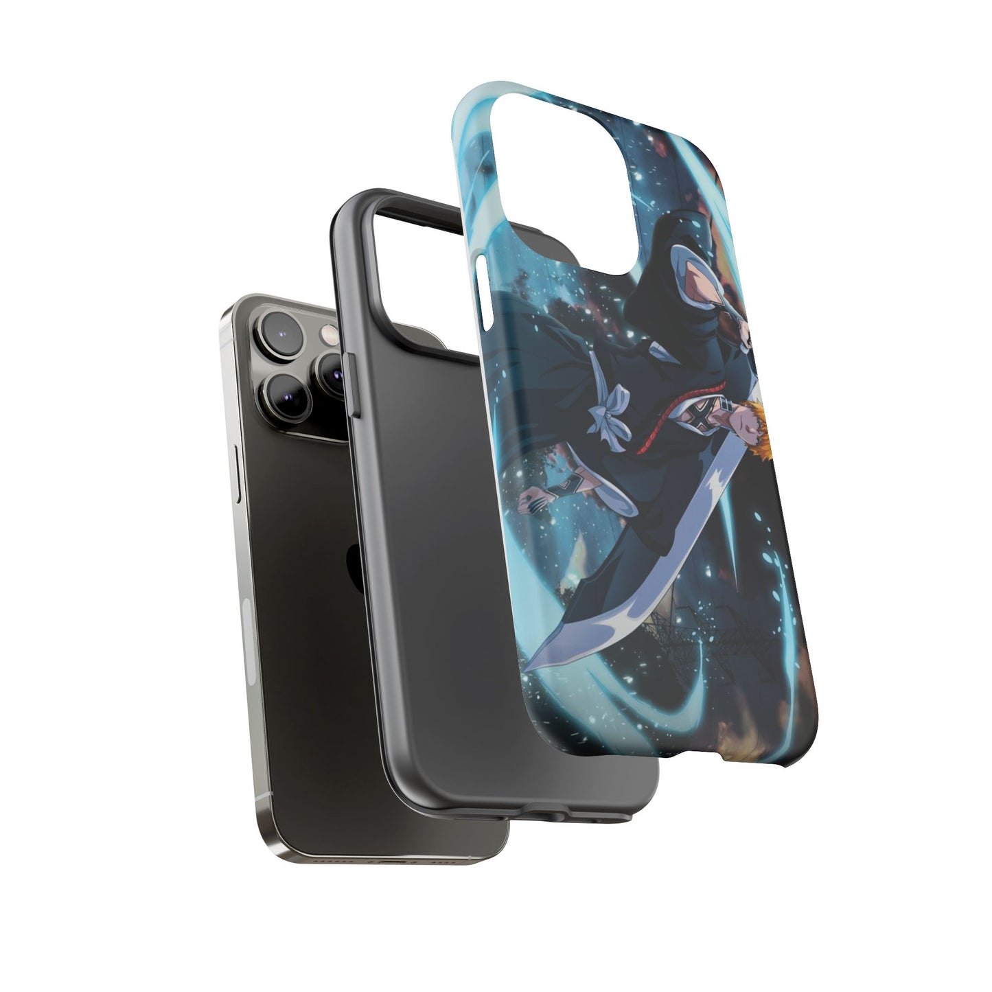 Ichigo, Kurosaki, Tough, Phone, Cases, Bleach, anime, manga, shonen, substitute, soul, reaper, society, rukia, kuchiki, bankai,