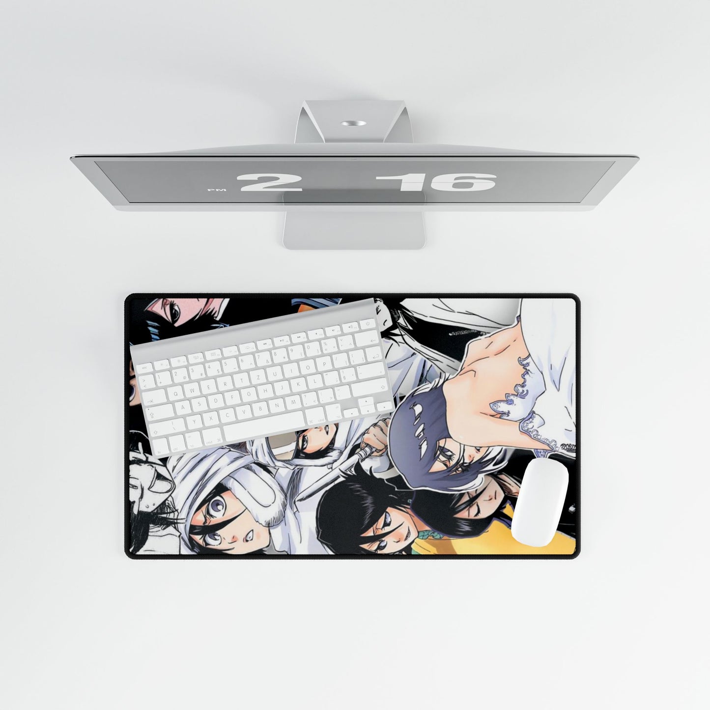 Rukia Kuchiki Desk Mats, Bleach Anime Snow Design, Shonen Manga Desk Protector, Ichigo Orihime Renji Gift, Toshiro Wall Decor, Soul Reaper