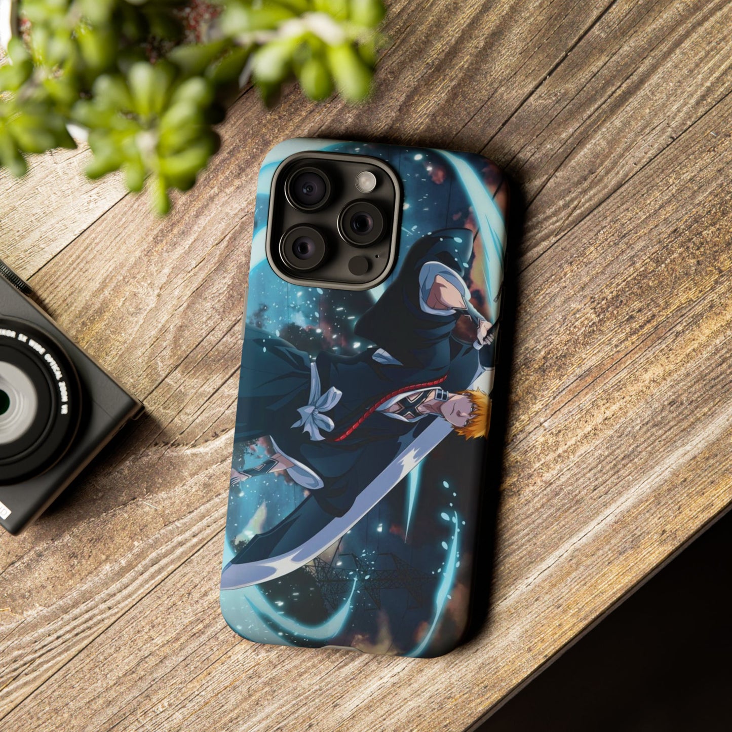 Ichigo, Kurosaki, Tough, Phone, Cases, Bleach, anime, manga, shonen, substitute, soul, reaper, society, rukia, kuchiki, bankai,