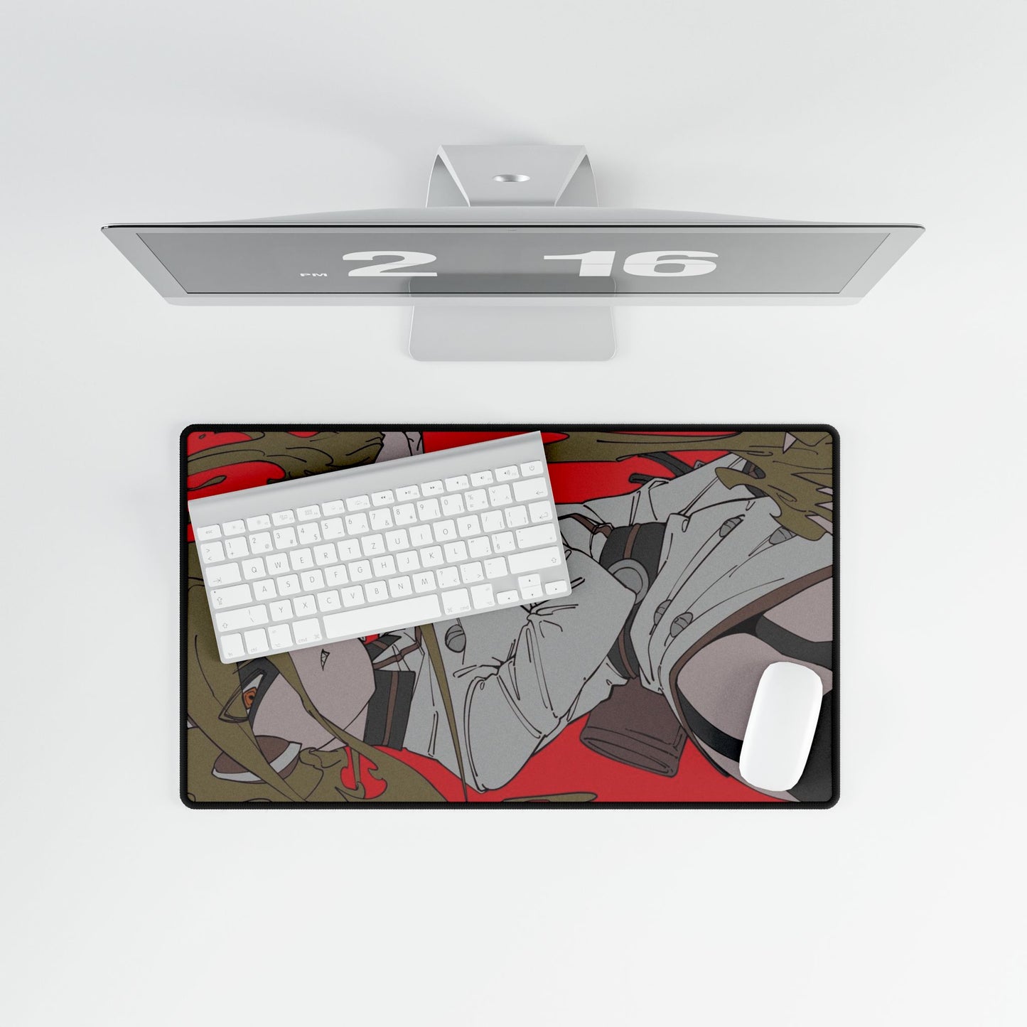 Burnin, My Hero Academia Desk Mats - Enji, Shoto, Dabi, Hawks Design, Anime Desk Accessories, Heroic Office Decor, Custom Gaming Mat