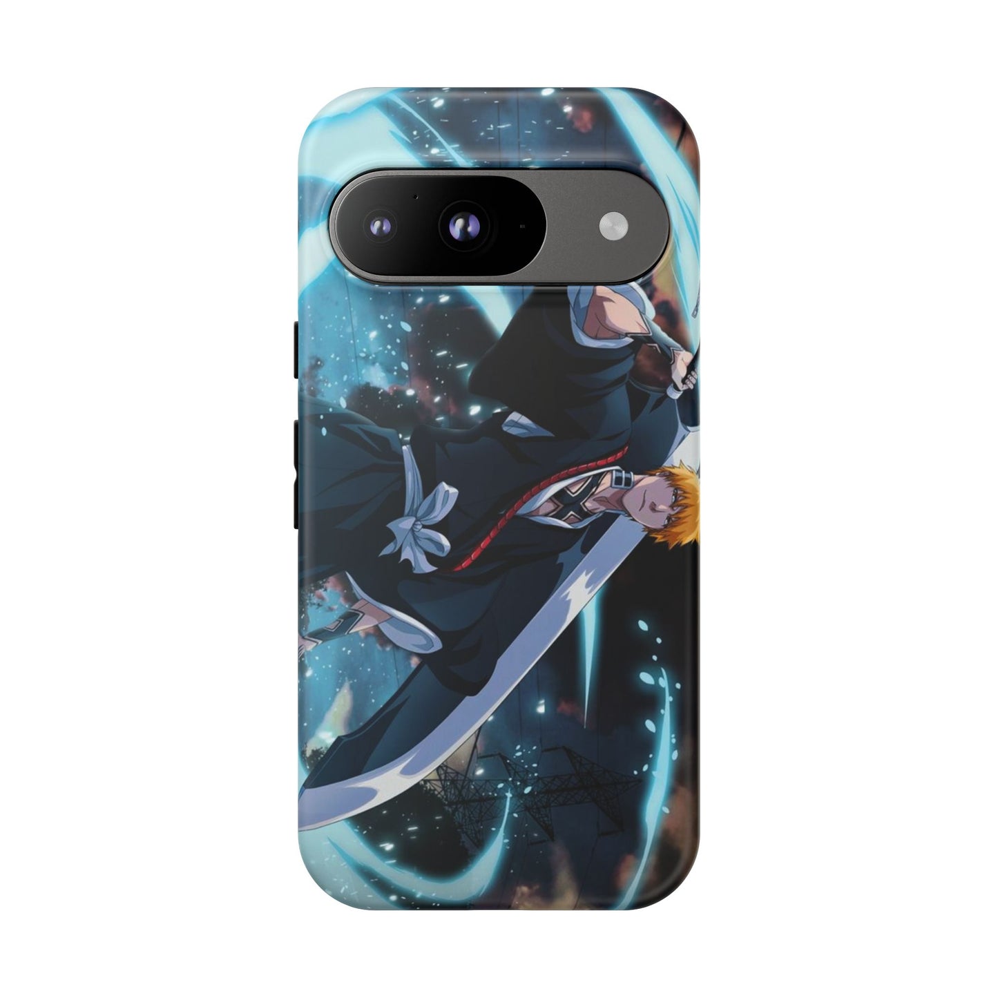 Ichigo, Kurosaki, Tough, Phone, Cases, Bleach, anime, manga, shonen, substitute, soul, reaper, society, rukia, kuchiki, bankai,