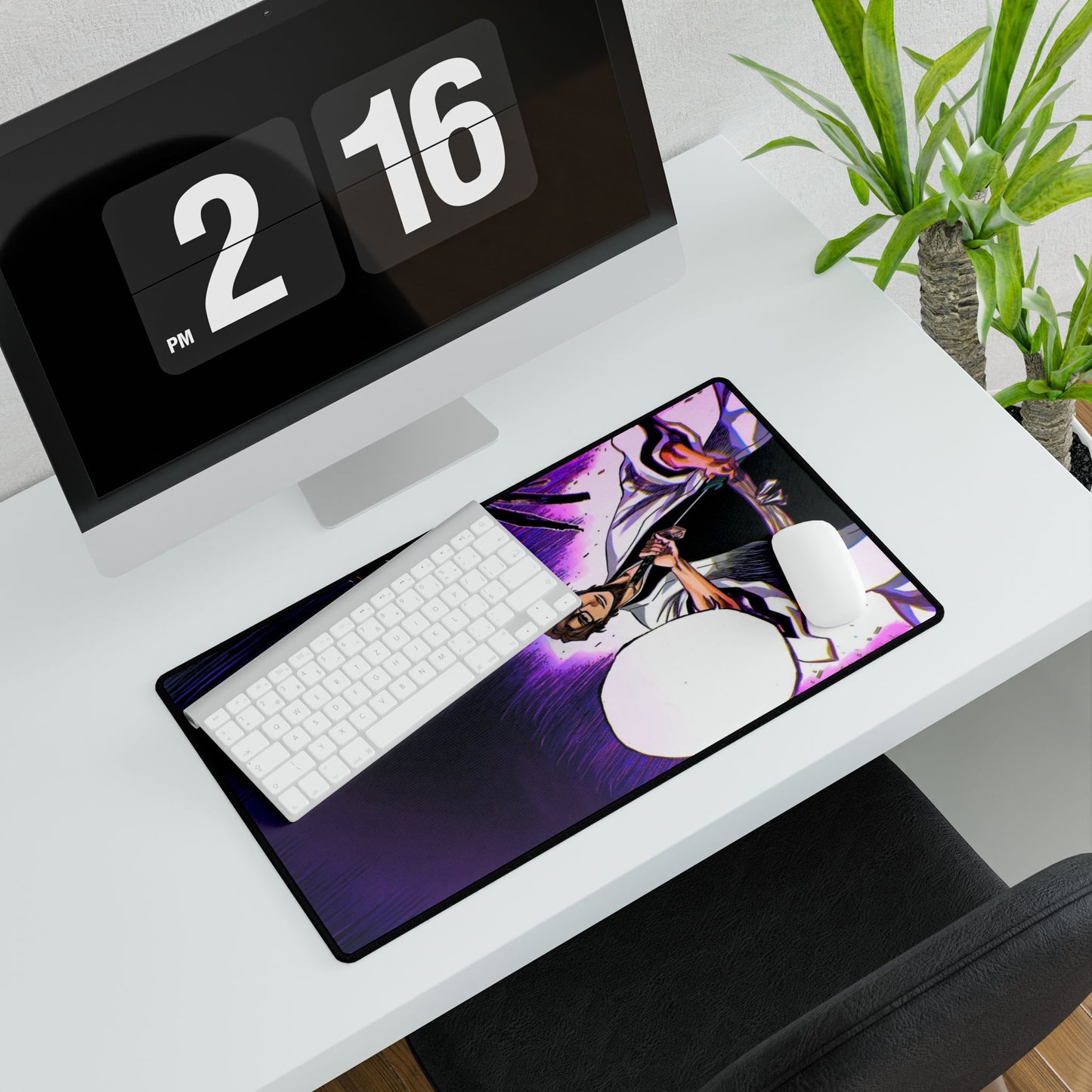 Bleach Anime Desk Mats, Sosuke Aizen Ichigo Kisuke Gin Momo Hogyoku Hollow Tosen Arrancar Soul Manga Shonen, Mouse Pads for Gamers