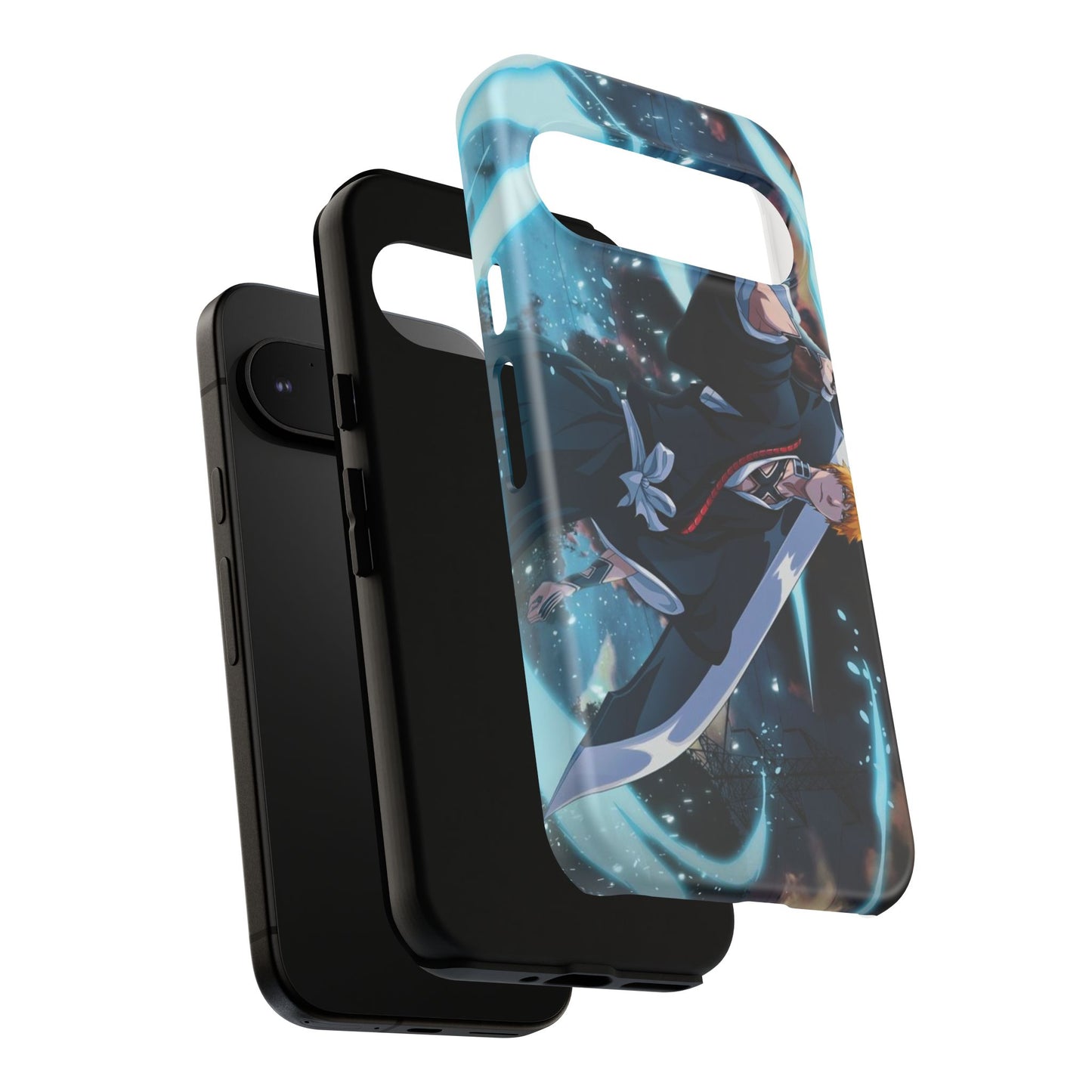 Ichigo, Kurosaki, Tough, Phone, Cases, Bleach, anime, manga, shonen, substitute, soul, reaper, society, rukia, kuchiki, bankai,