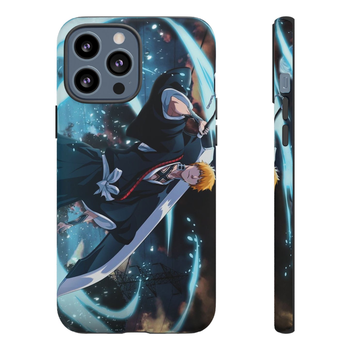 Ichigo, Kurosaki, Tough, Phone, Cases, Bleach, anime, manga, shonen, substitute, soul, reaper, society, rukia, kuchiki, bankai,