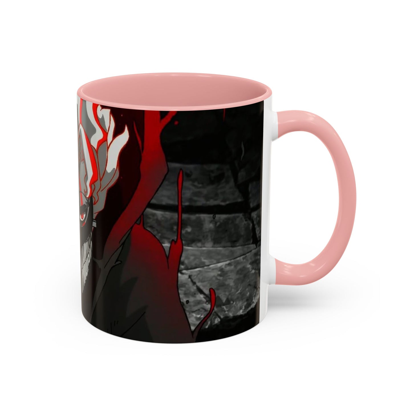 Turbo, Okarun, Accent Coffee Mug (11, 15oz), dandadan, anime, shonen, manga, Ken, Takakura, Granny, Seiko, Momo, Ayase
