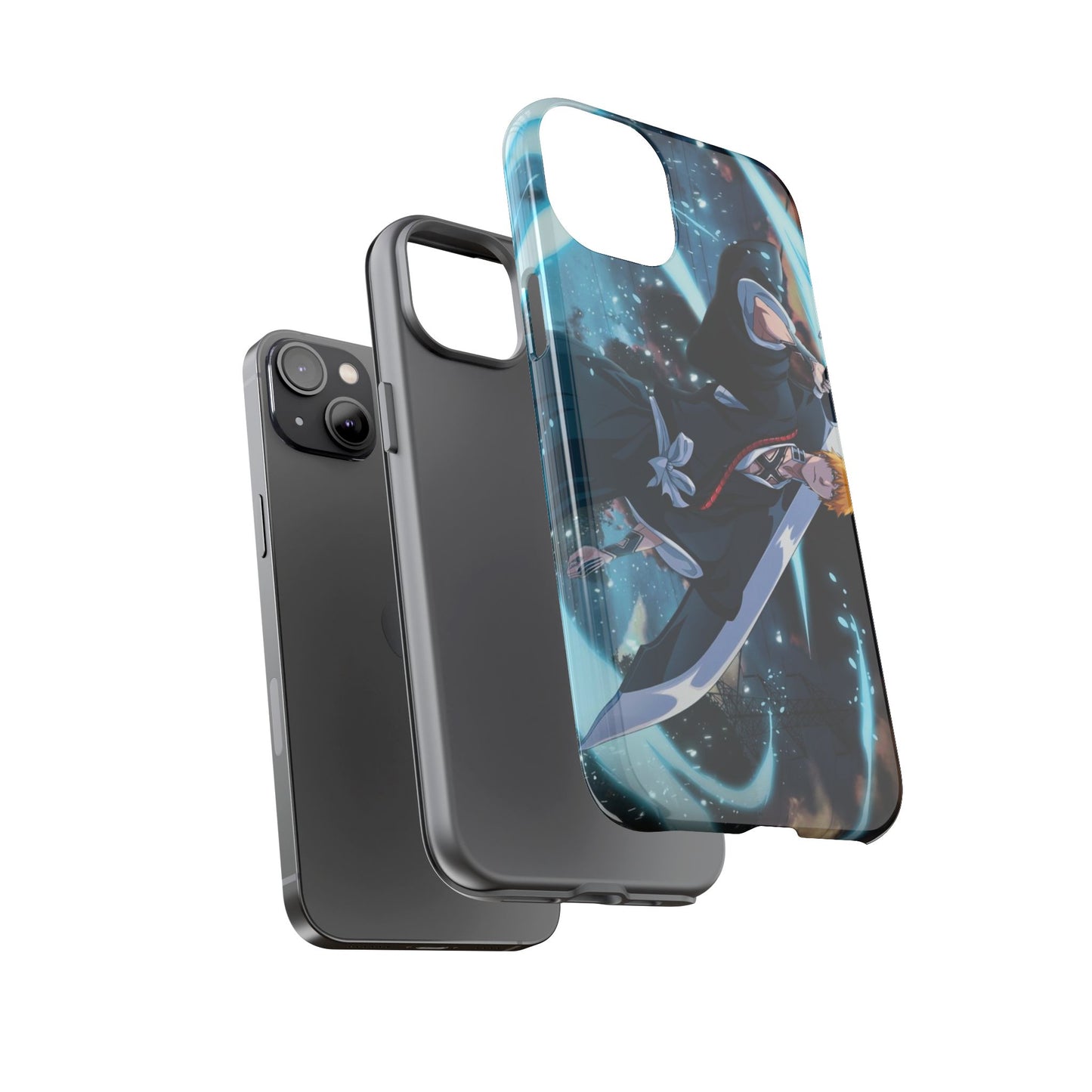 Ichigo, Kurosaki, Tough, Phone, Cases, Bleach, anime, manga, shonen, substitute, soul, reaper, society, rukia, kuchiki, bankai,