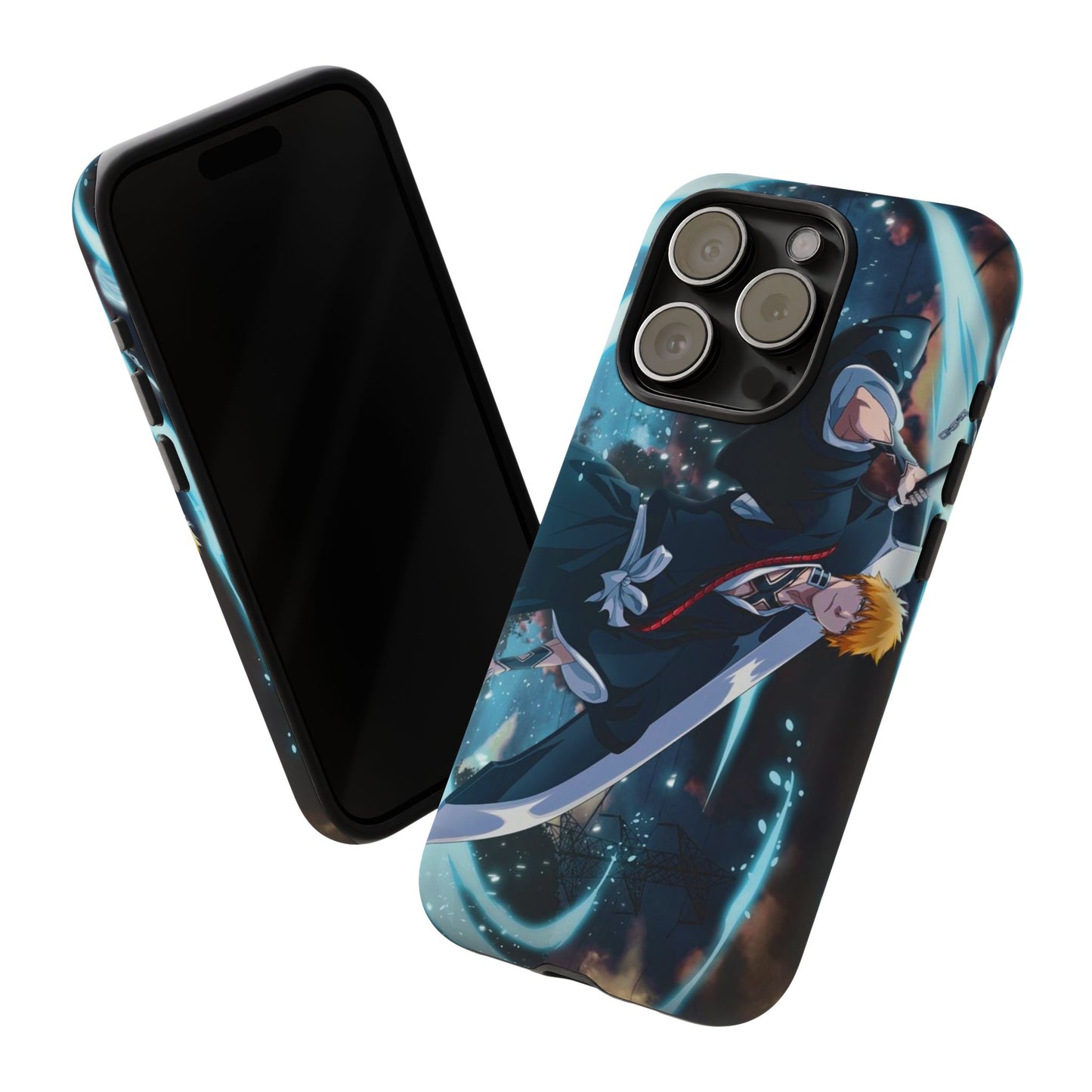Ichigo, Kurosaki, Tough, Phone, Cases, Bleach, anime, manga, shonen, substitute, soul, reaper, society, rukia, kuchiki, bankai,