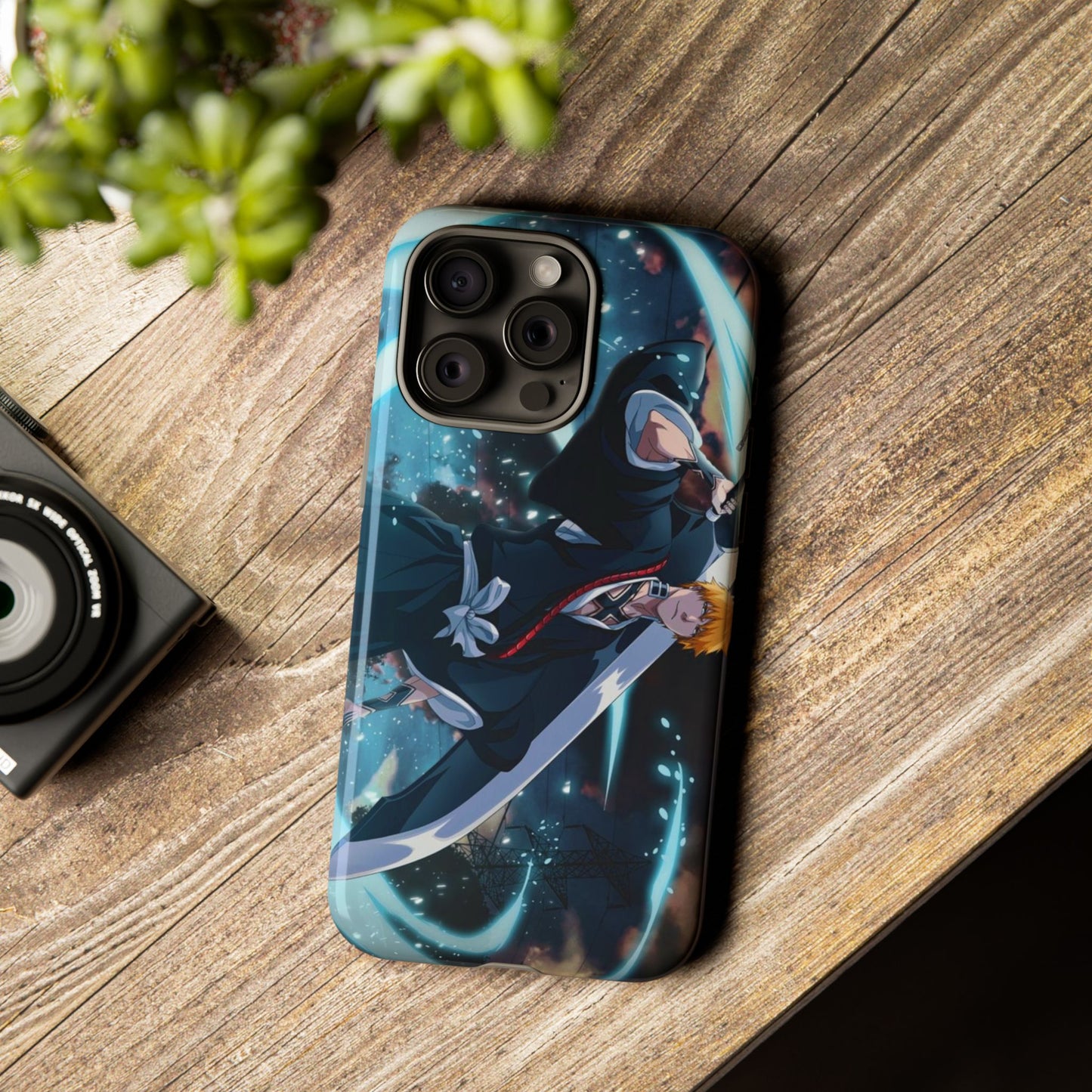 Ichigo, Kurosaki, Tough, Phone, Cases, Bleach, anime, manga, shonen, substitute, soul, reaper, society, rukia, kuchiki, bankai,