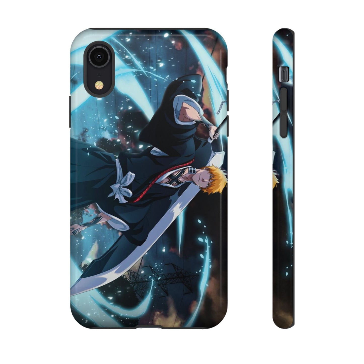 Ichigo, Kurosaki, Tough, Phone, Cases, Bleach, anime, manga, shonen, substitute, soul, reaper, society, rukia, kuchiki, bankai,