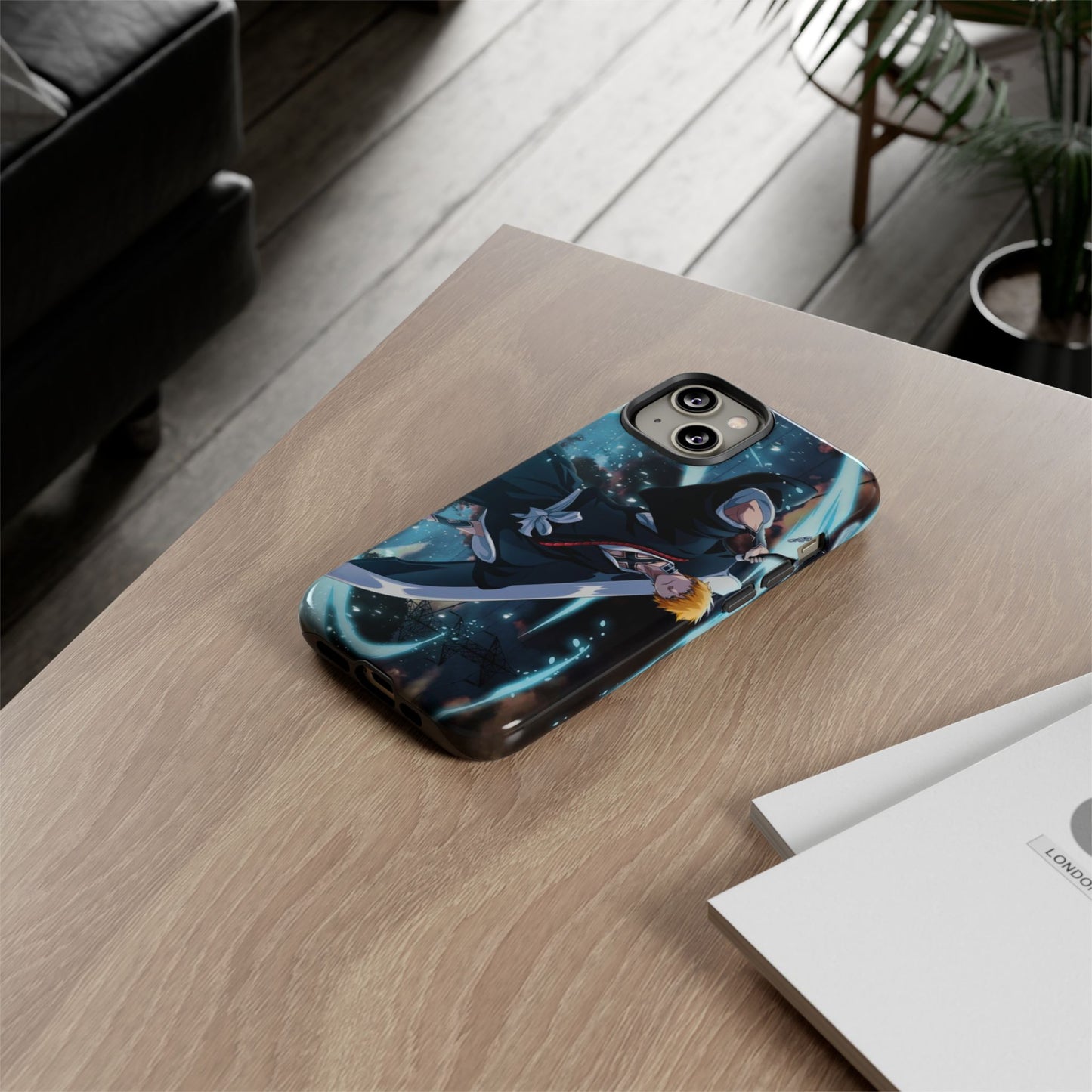 Ichigo, Kurosaki, Tough, Phone, Cases, Bleach, anime, manga, shonen, substitute, soul, reaper, society, rukia, kuchiki, bankai,