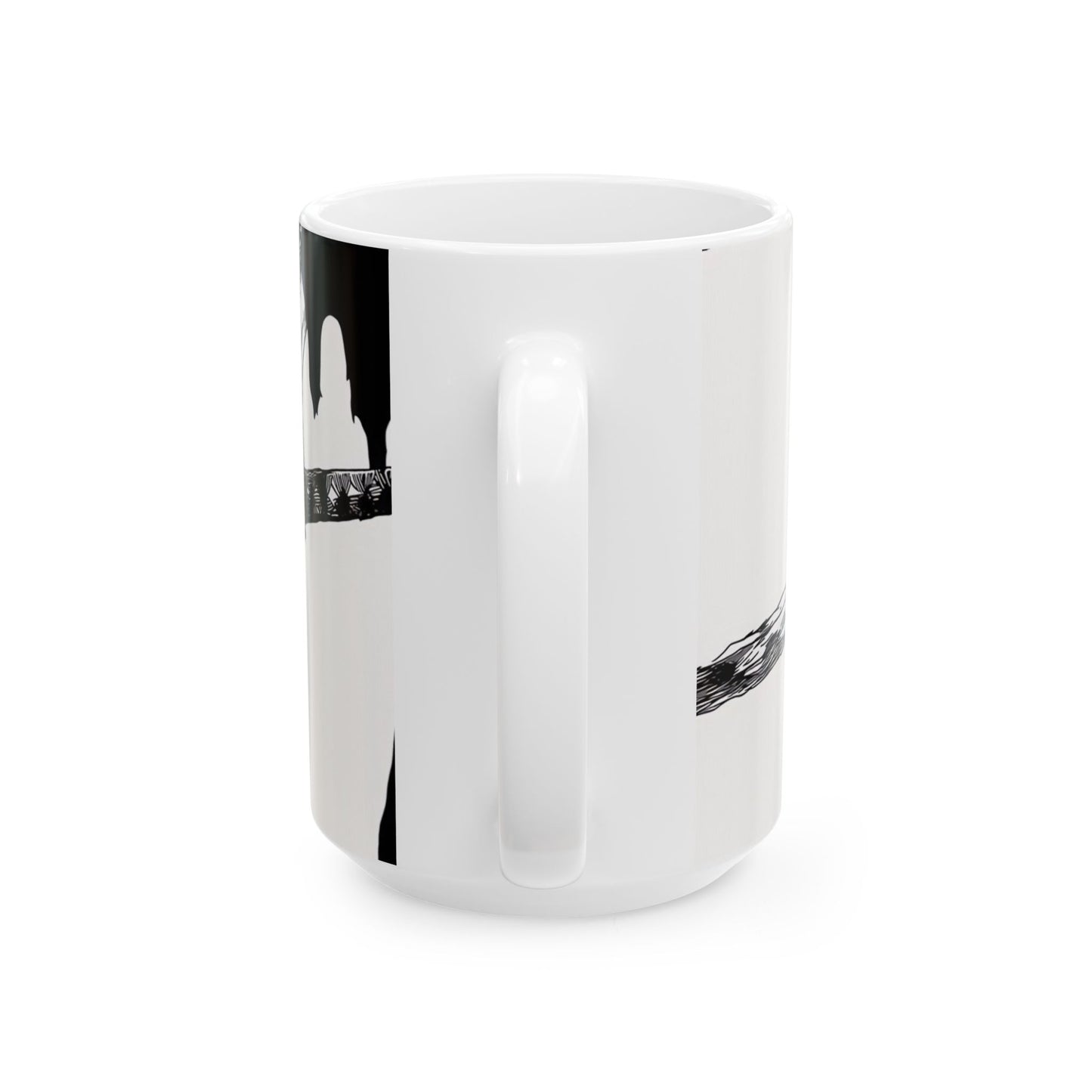 Bankai, Ceramic, Mug, (11oz, 15oz), bleach, yamamoto, old man, head captain, fire, zanka, no, tachi, sword, katana, anime, shonen, manga,