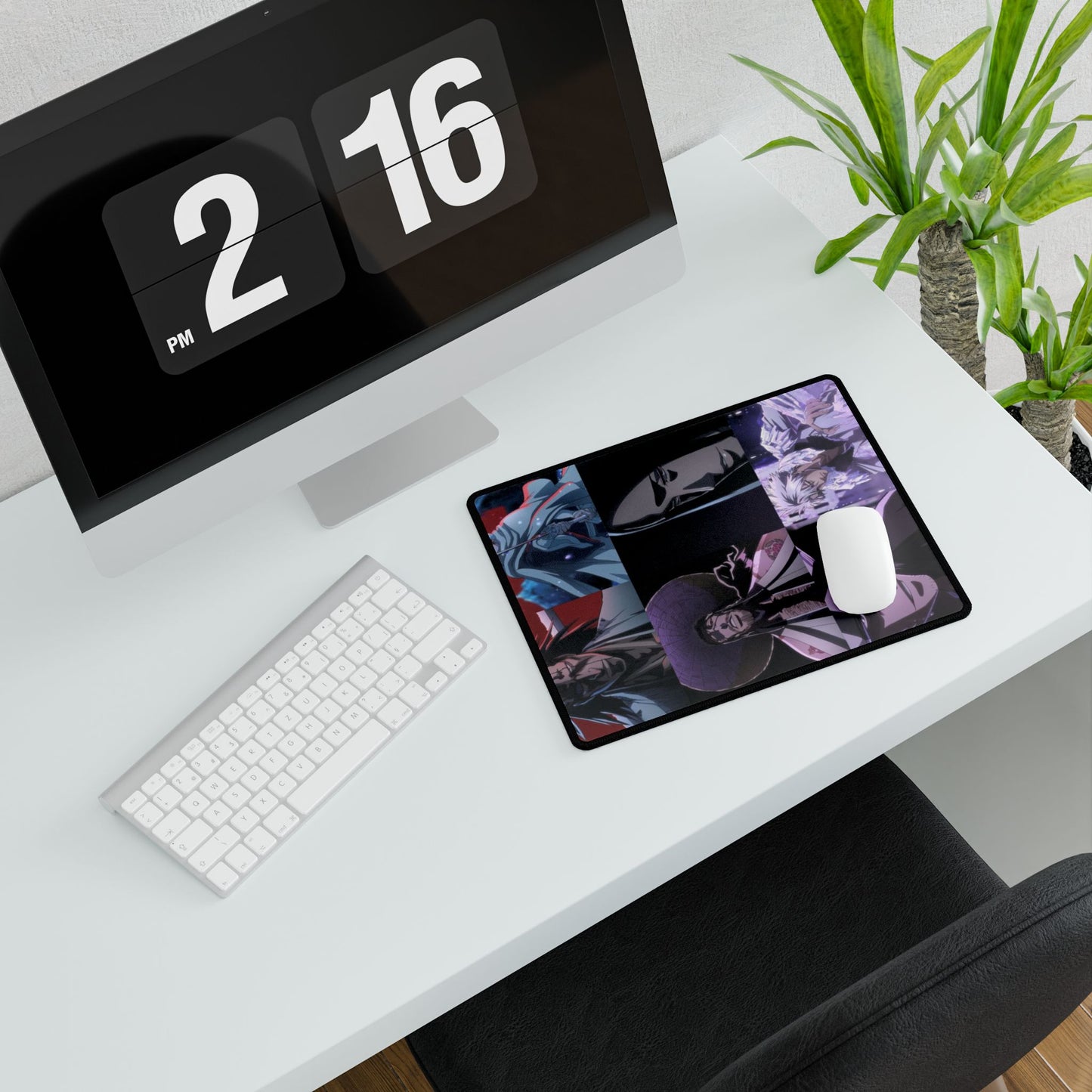 Bleach Anime Desk Mats - Captains and Squads Design, 13 Court Guard, Urahara, Yamamoto, Manga, Anime Gift, Gaming Mouse Pad