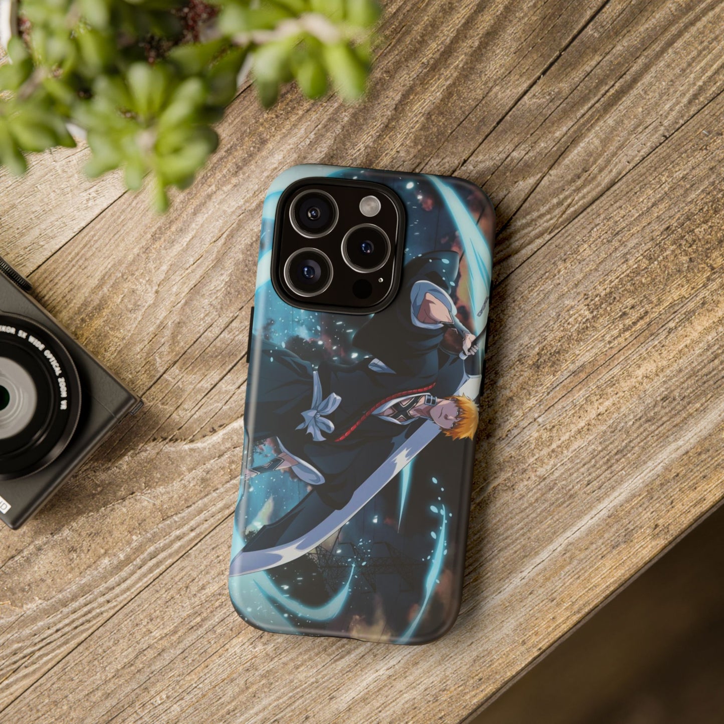 Ichigo, Kurosaki, Tough, Phone, Cases, Bleach, anime, manga, shonen, substitute, soul, reaper, society, rukia, kuchiki, bankai,