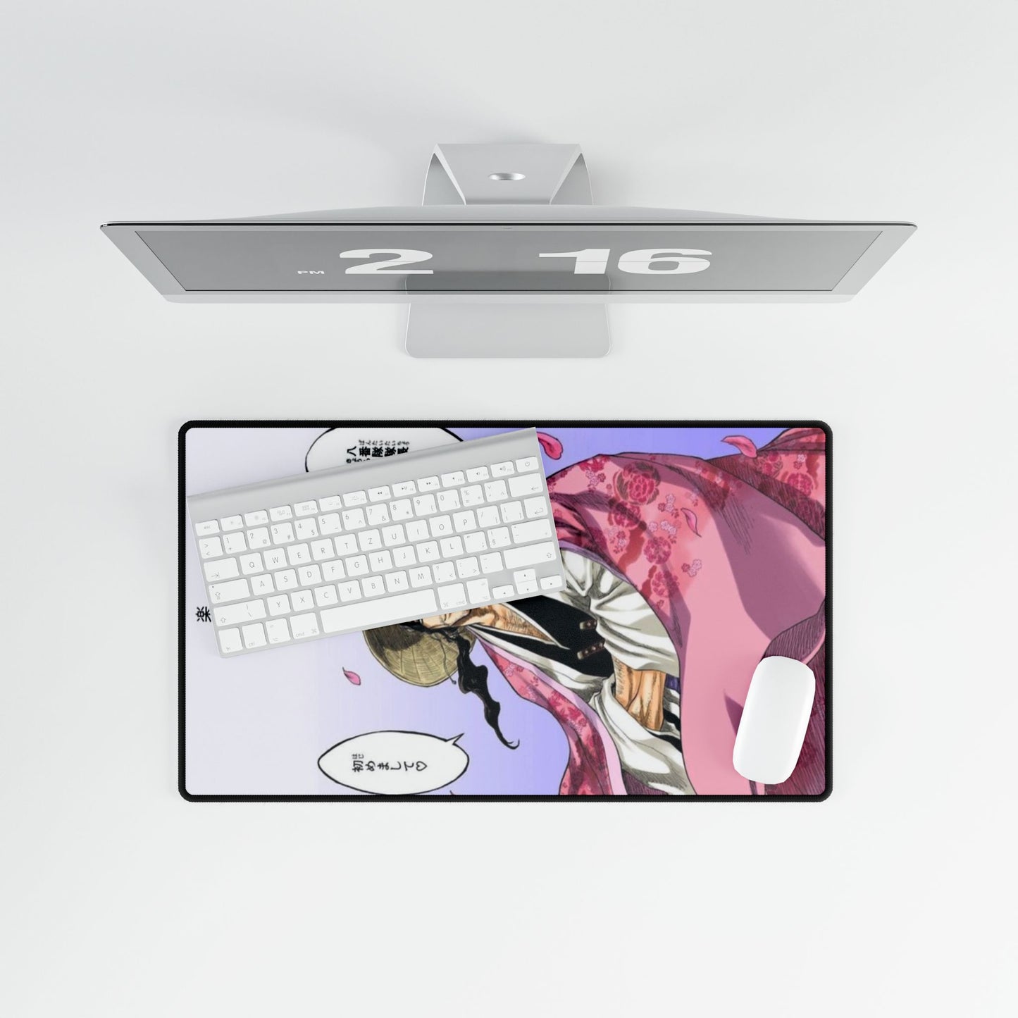 Captain, Shunsui, Kyorako, Desk Mats, Bleach, anime, yamamoto, hollow, anime, shonen, ichigo, rukia, kenpachi