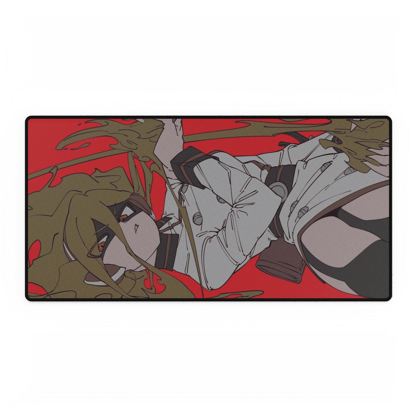 Burnin, My Hero Academia Desk Mats - Enji, Shoto, Dabi, Hawks Design, Anime Desk Accessories, Heroic Office Decor, Custom Gaming Mat