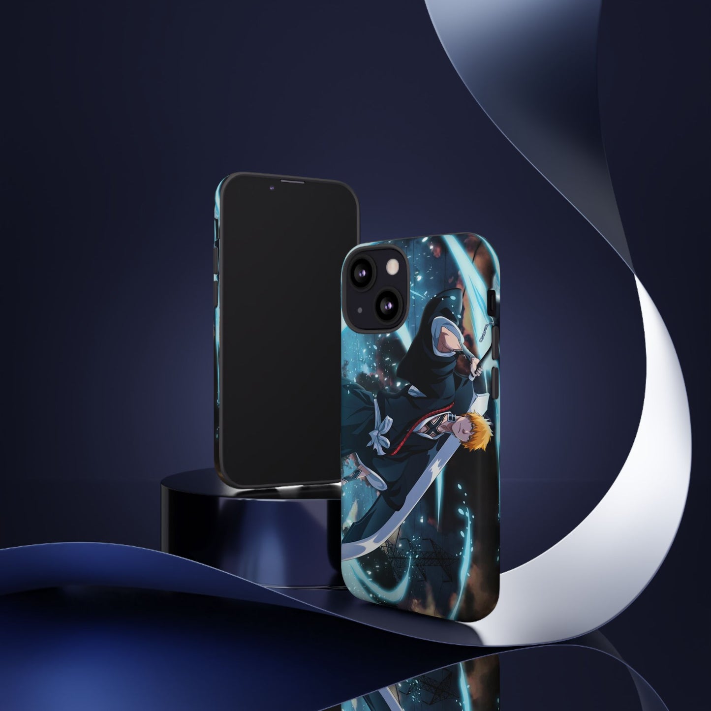 Ichigo, Kurosaki, Tough, Phone, Cases, Bleach, anime, manga, shonen, substitute, soul, reaper, society, rukia, kuchiki, bankai,