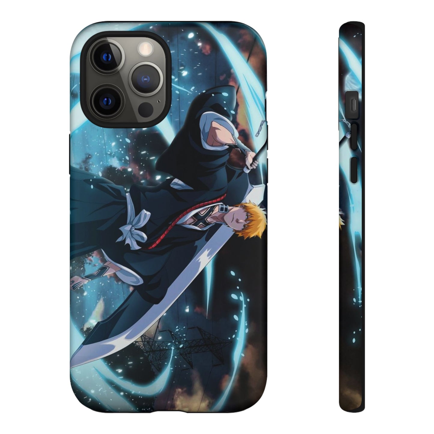 Ichigo, Kurosaki, Tough, Phone, Cases, Bleach, anime, manga, shonen, substitute, soul, reaper, society, rukia, kuchiki, bankai,