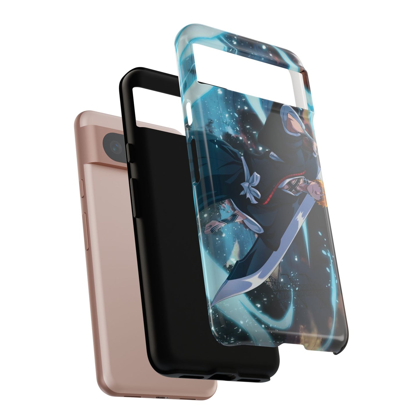 Ichigo, Kurosaki, Tough, Phone, Cases, Bleach, anime, manga, shonen, substitute, soul, reaper, society, rukia, kuchiki, bankai,