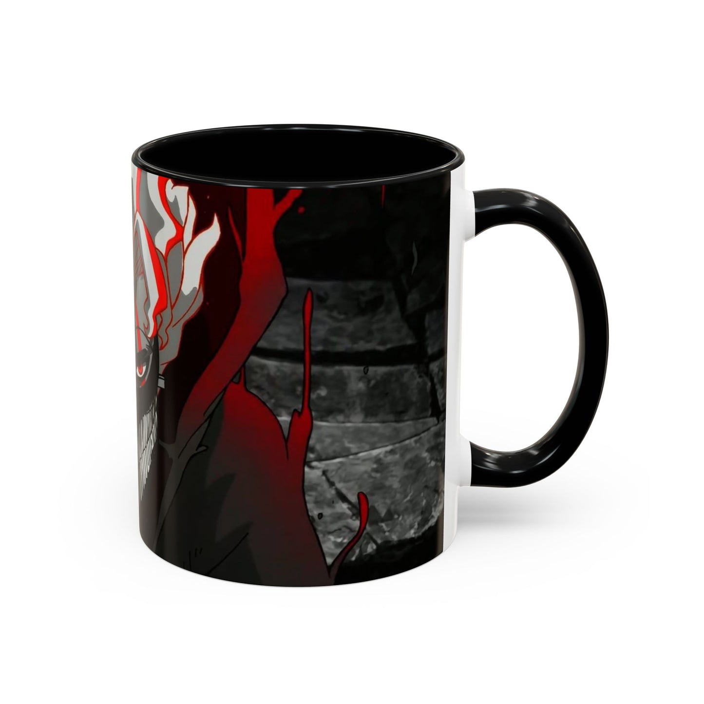 Turbo, Okarun, Accent Coffee Mug (11, 15oz), dandadan, anime, shonen, manga, Ken, Takakura, Granny, Seiko, Momo, Ayase