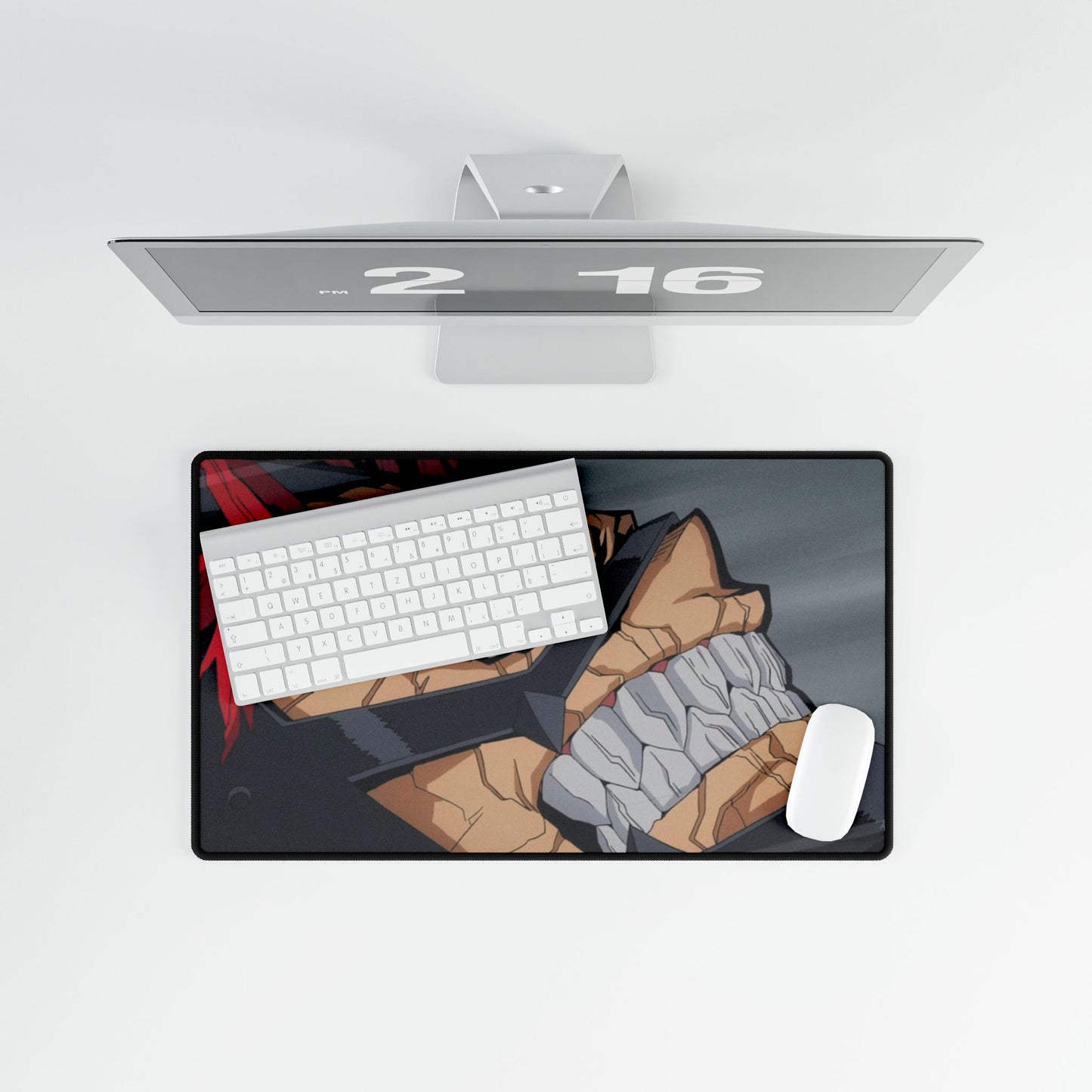 Kirishima, Desk Mats, Eijiro kirishima, my hero academia, my hero, mha red riot, bakugo, deku,