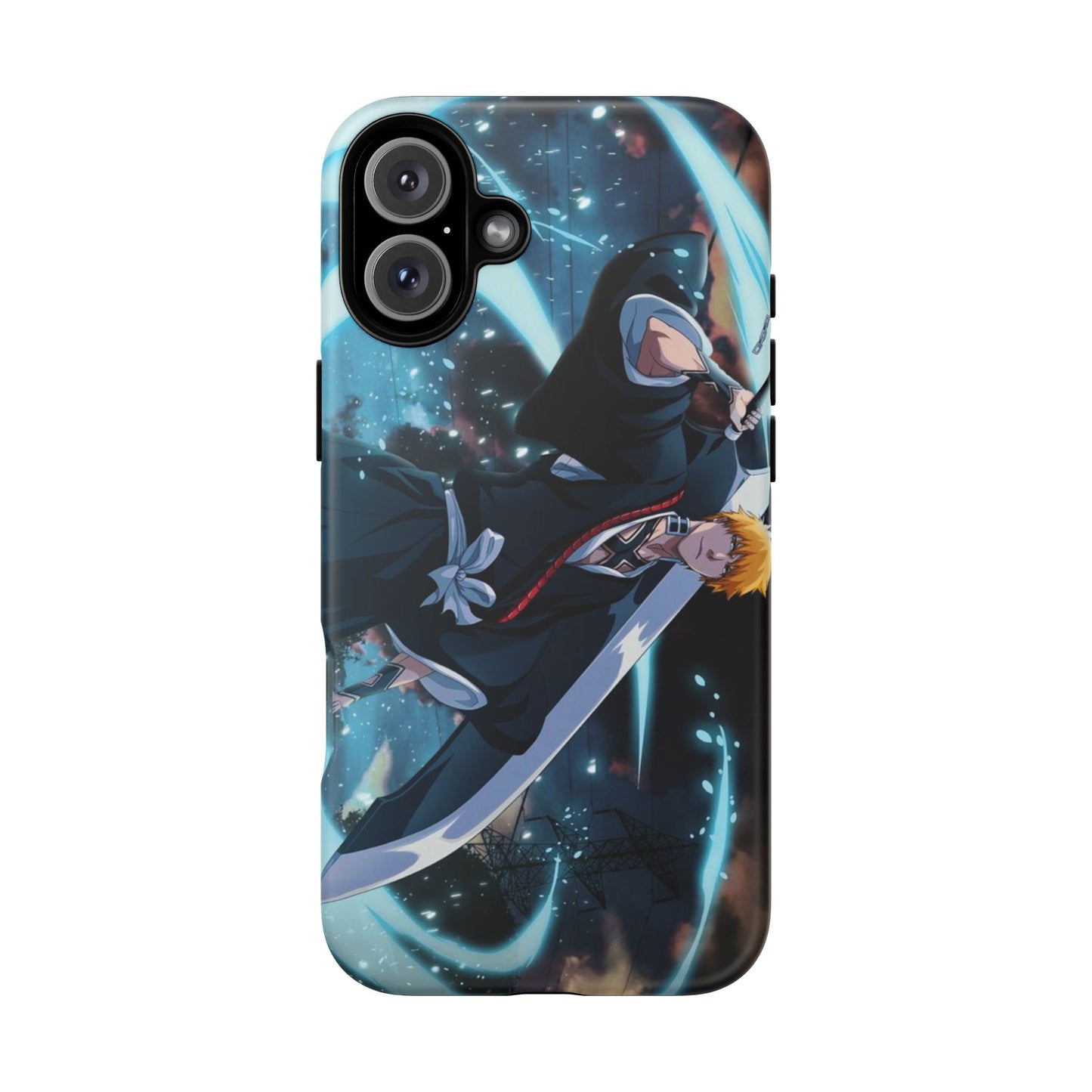 Ichigo, Kurosaki, Tough, Phone, Cases, Bleach, anime, manga, shonen, substitute, soul, reaper, society, rukia, kuchiki, bankai,