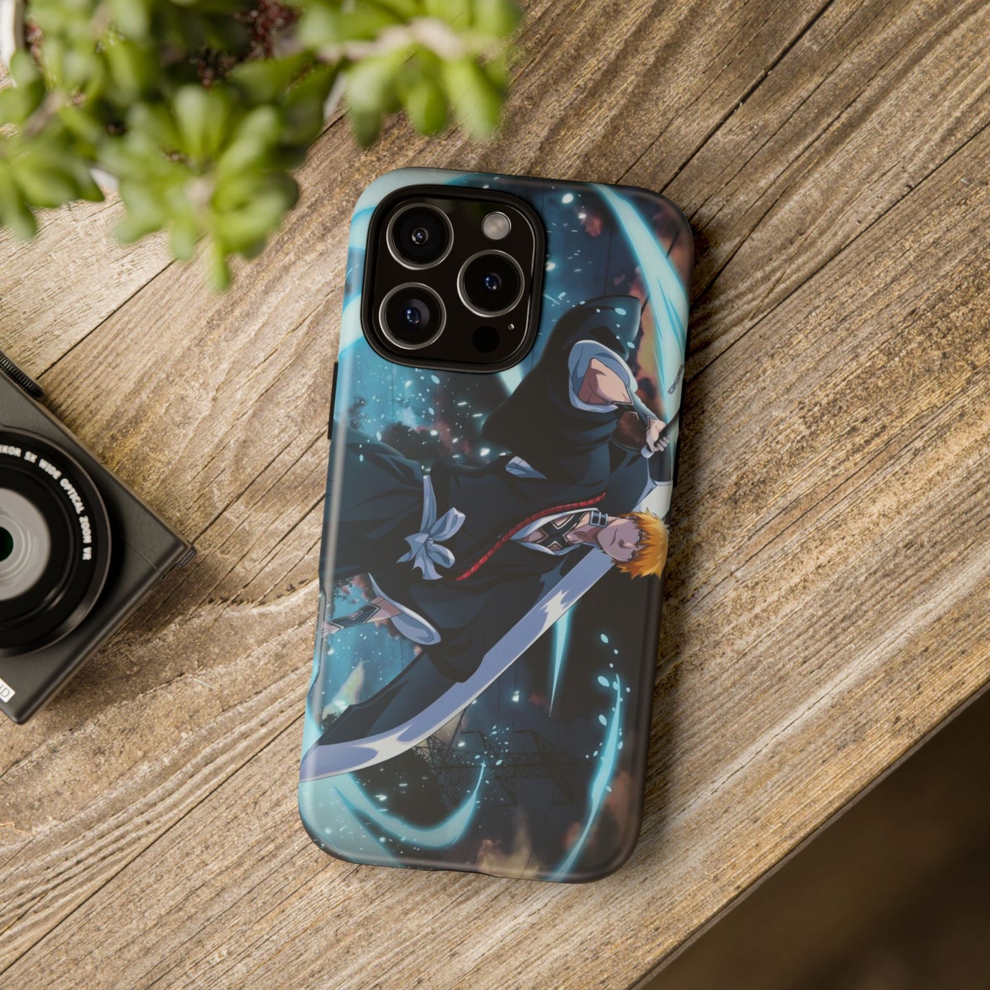 Ichigo, Kurosaki, Tough, Phone, Cases, Bleach, anime, manga, shonen, substitute, soul, reaper, society, rukia, kuchiki, bankai,