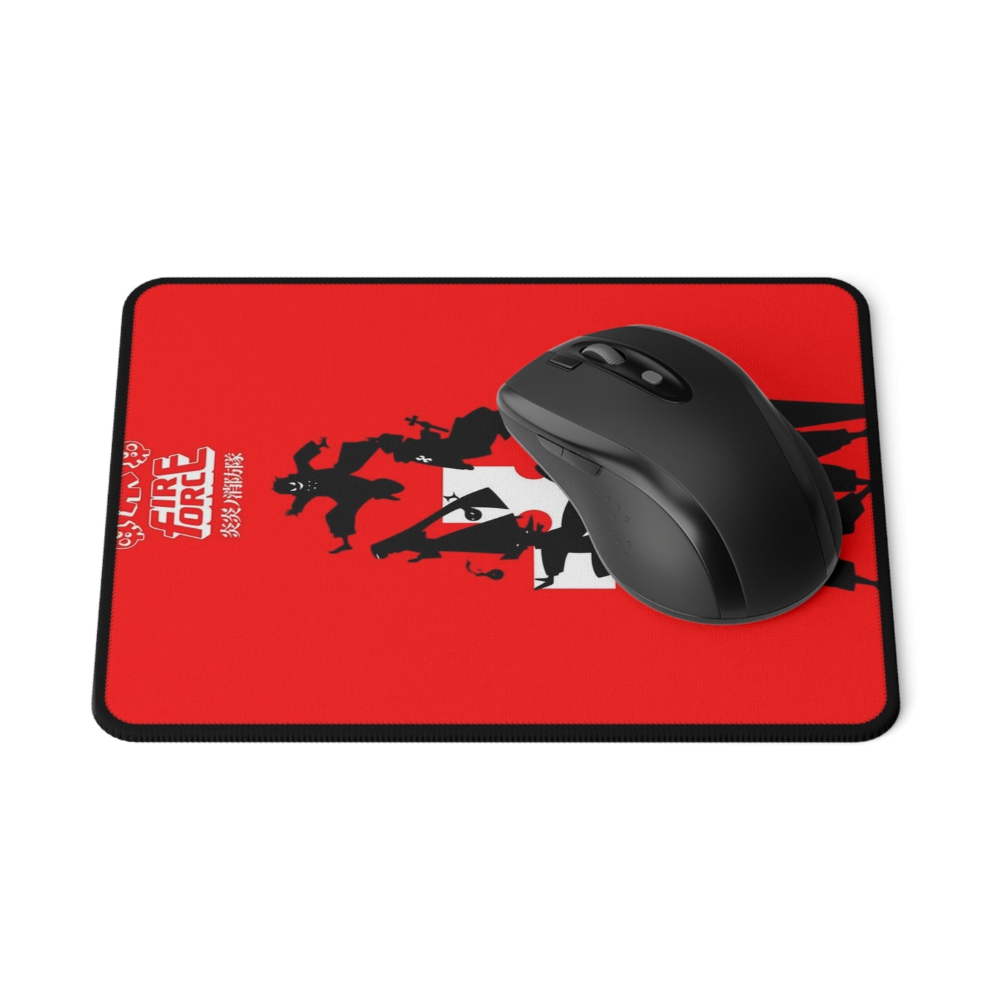Fire Force Silhouette Gaming Mouse Pad - Non-Slip Mat, Anime Character Silhouettes, Manga Gaming Pad, Otaku Gift