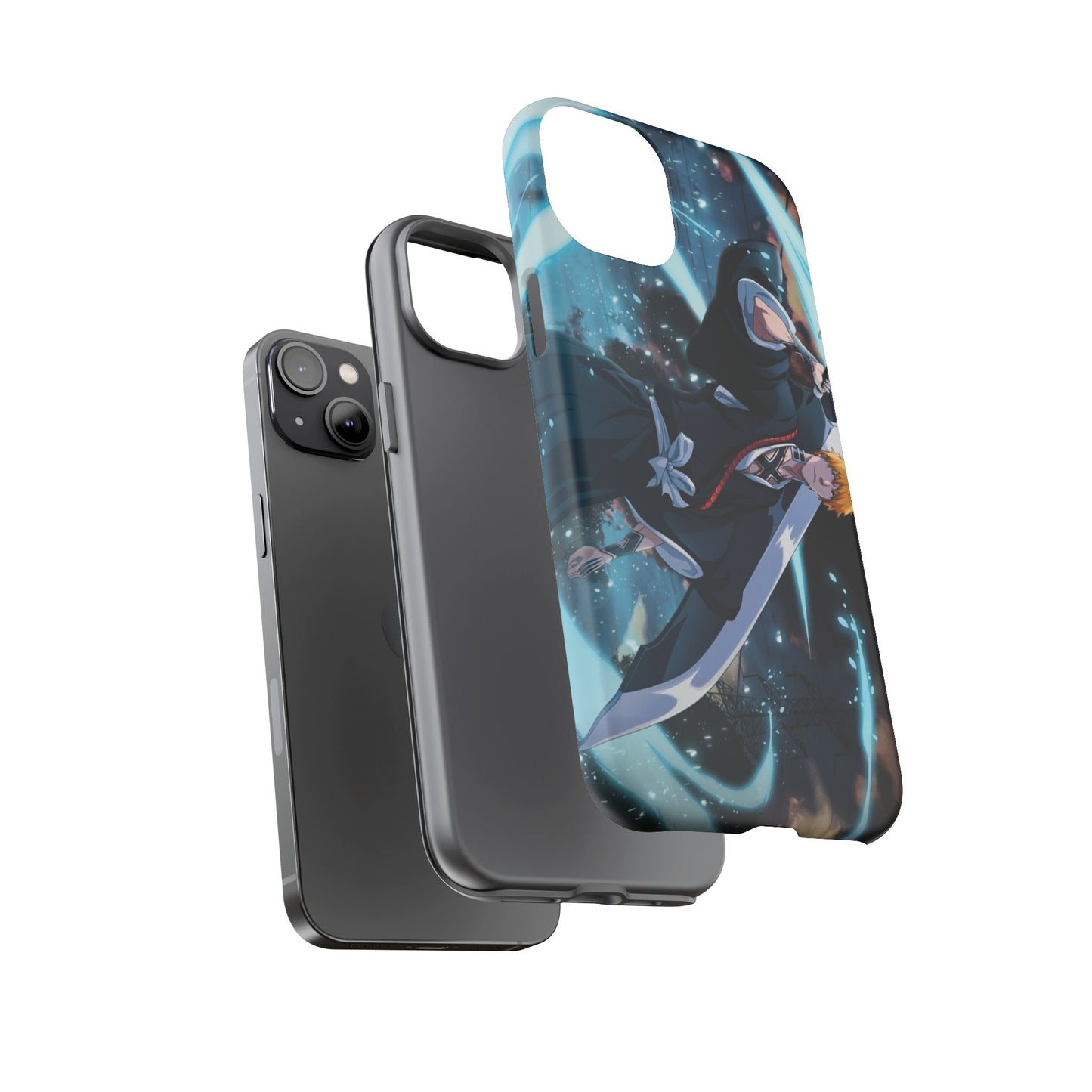 Ichigo, Kurosaki, Tough, Phone, Cases, Bleach, anime, manga, shonen, substitute, soul, reaper, society, rukia, kuchiki, bankai,