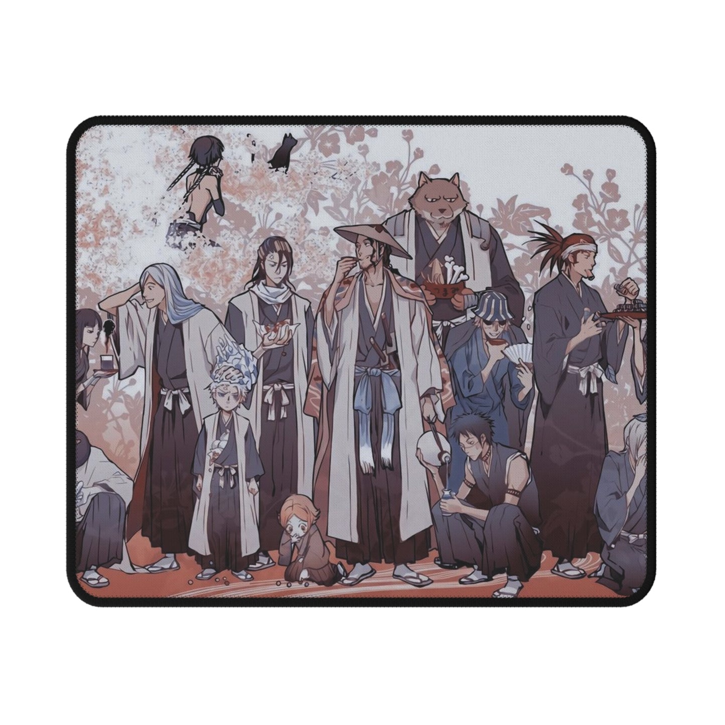 Bleach, Soul, Society, Non-Slip Gaming Mouse Pad, anime, shonen, desk, accessories, ichigo, rukia, kenpachi, soi fon, renji, unohana