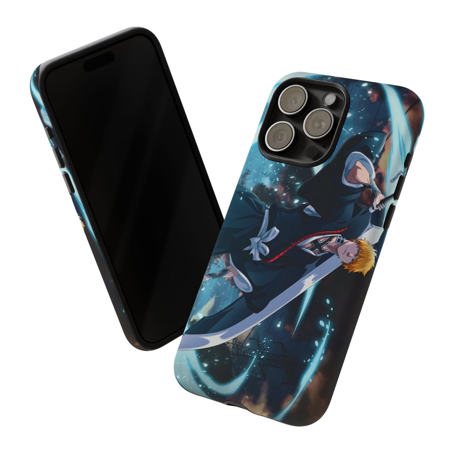 Ichigo, Kurosaki, Tough, Phone, Cases, Bleach, anime, manga, shonen, substitute, soul, reaper, society, rukia, kuchiki, bankai,