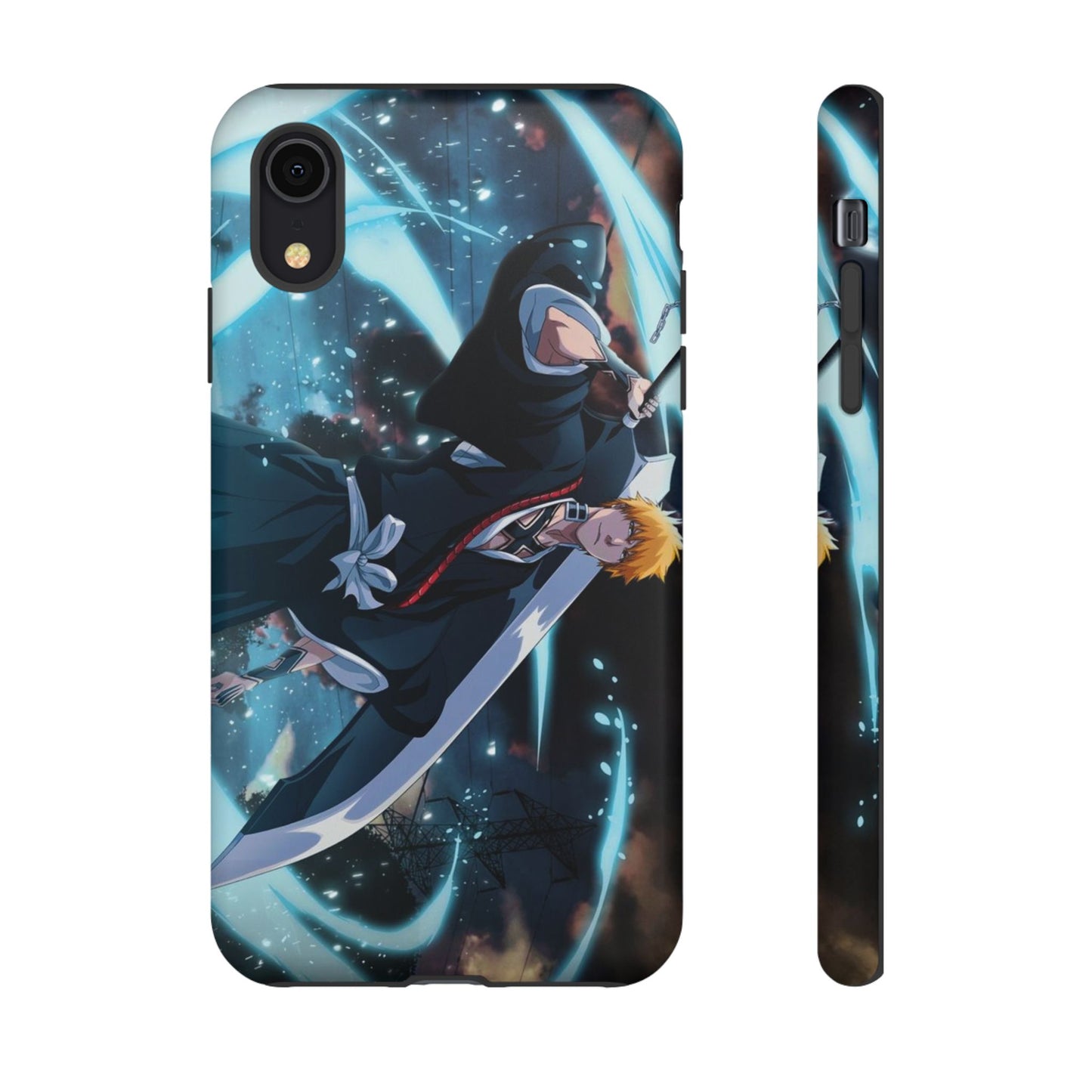 Ichigo, Kurosaki, Tough, Phone, Cases, Bleach, anime, manga, shonen, substitute, soul, reaper, society, rukia, kuchiki, bankai,