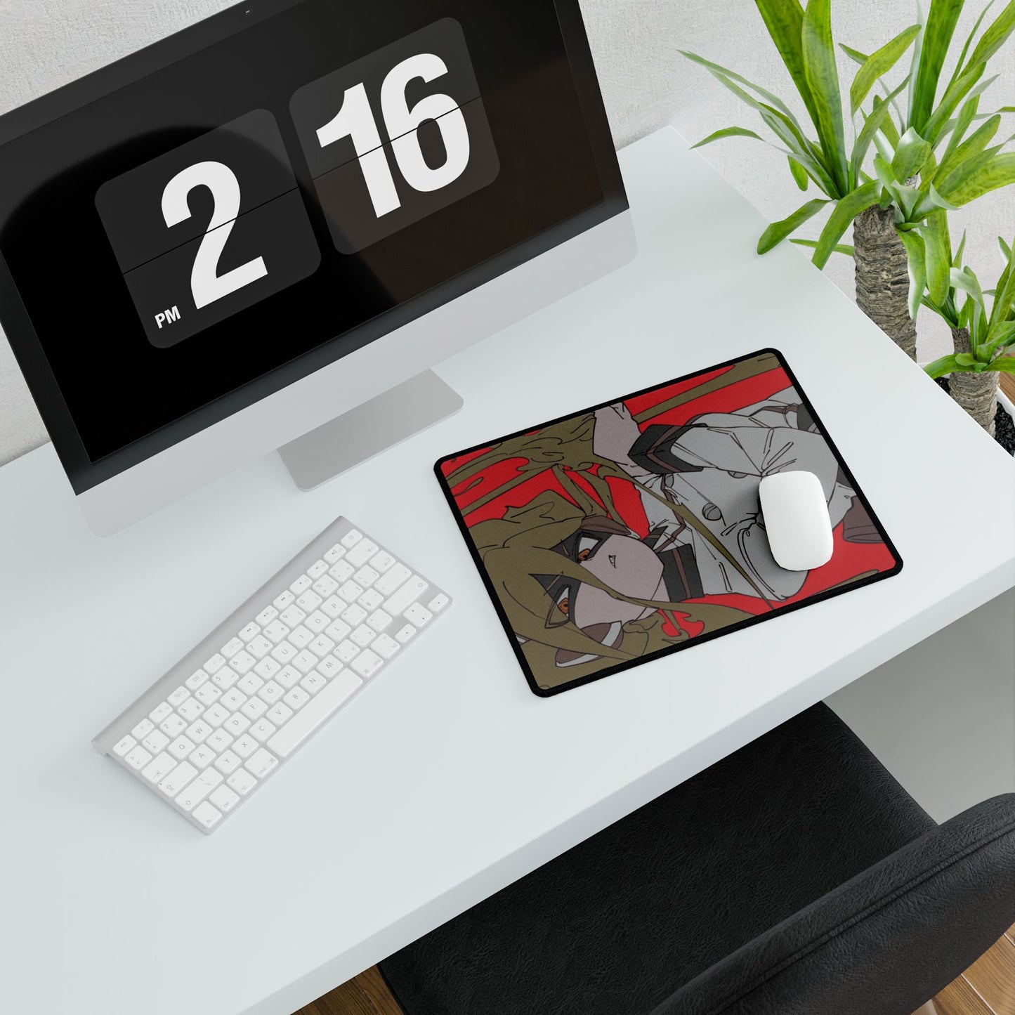 Burnin, My Hero Academia Desk Mats - Enji, Shoto, Dabi, Hawks Design, Anime Desk Accessories, Heroic Office Decor, Custom Gaming Mat
