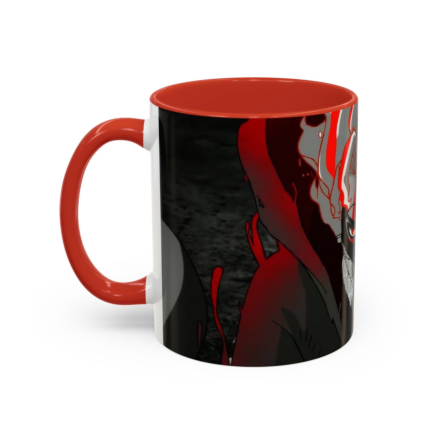 Turbo, Okarun, Accent Coffee Mug (11, 15oz), dandadan, anime, shonen, manga, Ken, Takakura, Granny, Seiko, Momo, Ayase