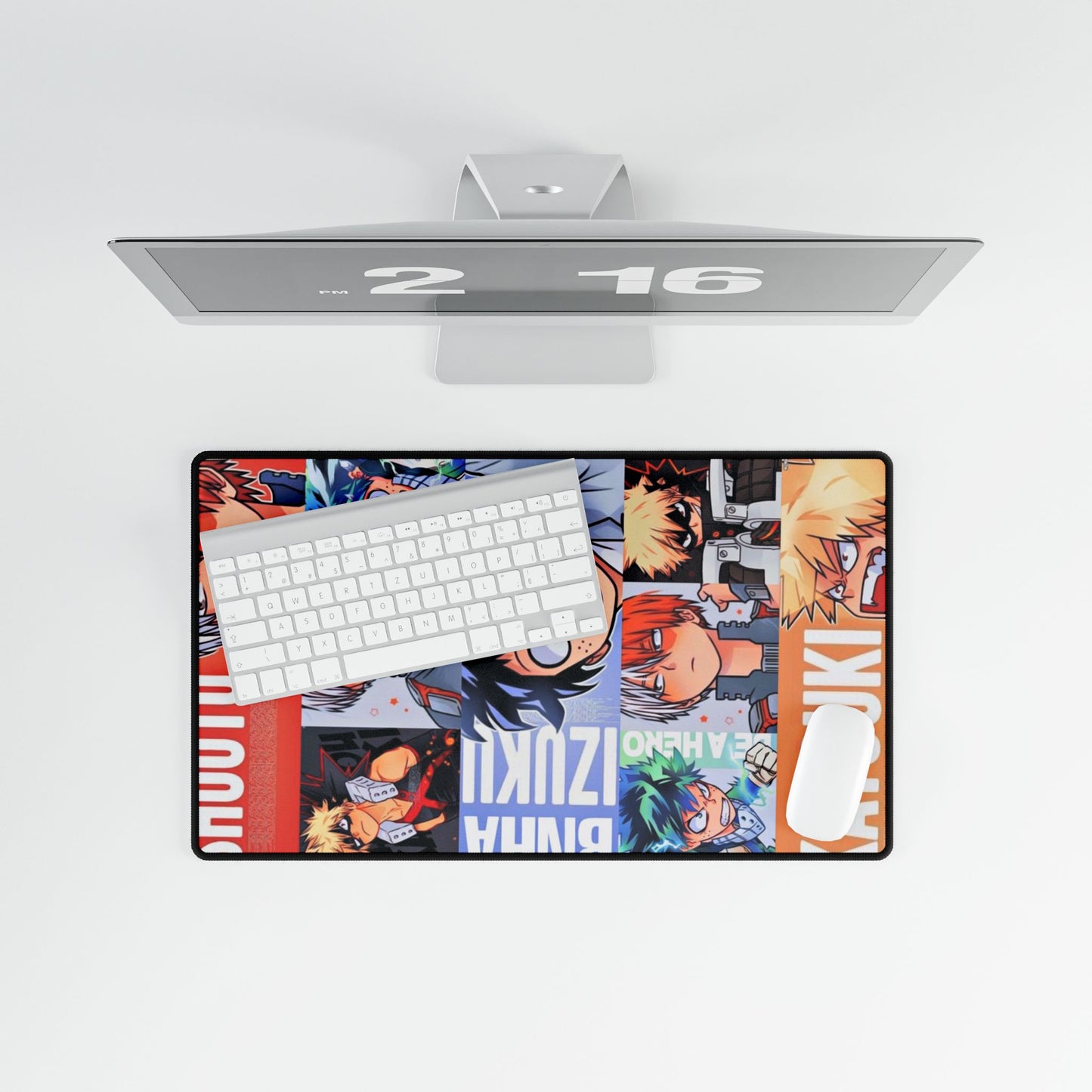 Todoroki, Midoriya, Bakugo, Desk Mats, Izuku midoriya, shoto todoroki, katsuki bakugo, my hero academia, mha