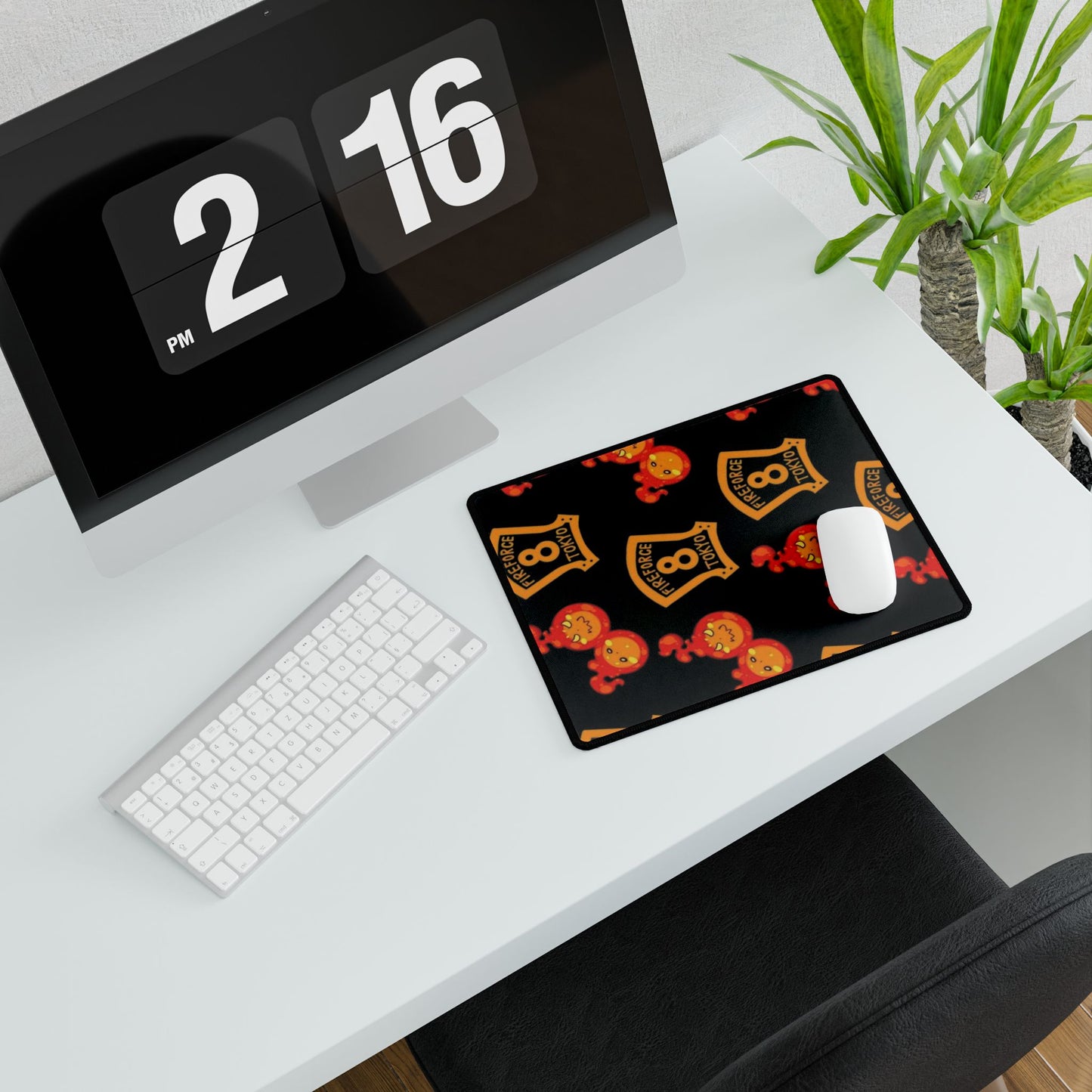 Fire Force Tokyo Desk Mat - Anime Home Office Decor, Gaming Accessories, Gift for Fans, Anime Keyboard Mat, Manga Desk Pad, Otaku Gift