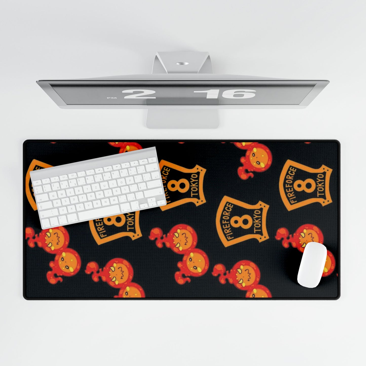Fire Force Tokyo Desk Mat - Anime Home Office Decor, Gaming Accessories, Gift for Fans, Anime Keyboard Mat, Manga Desk Pad, Otaku Gift