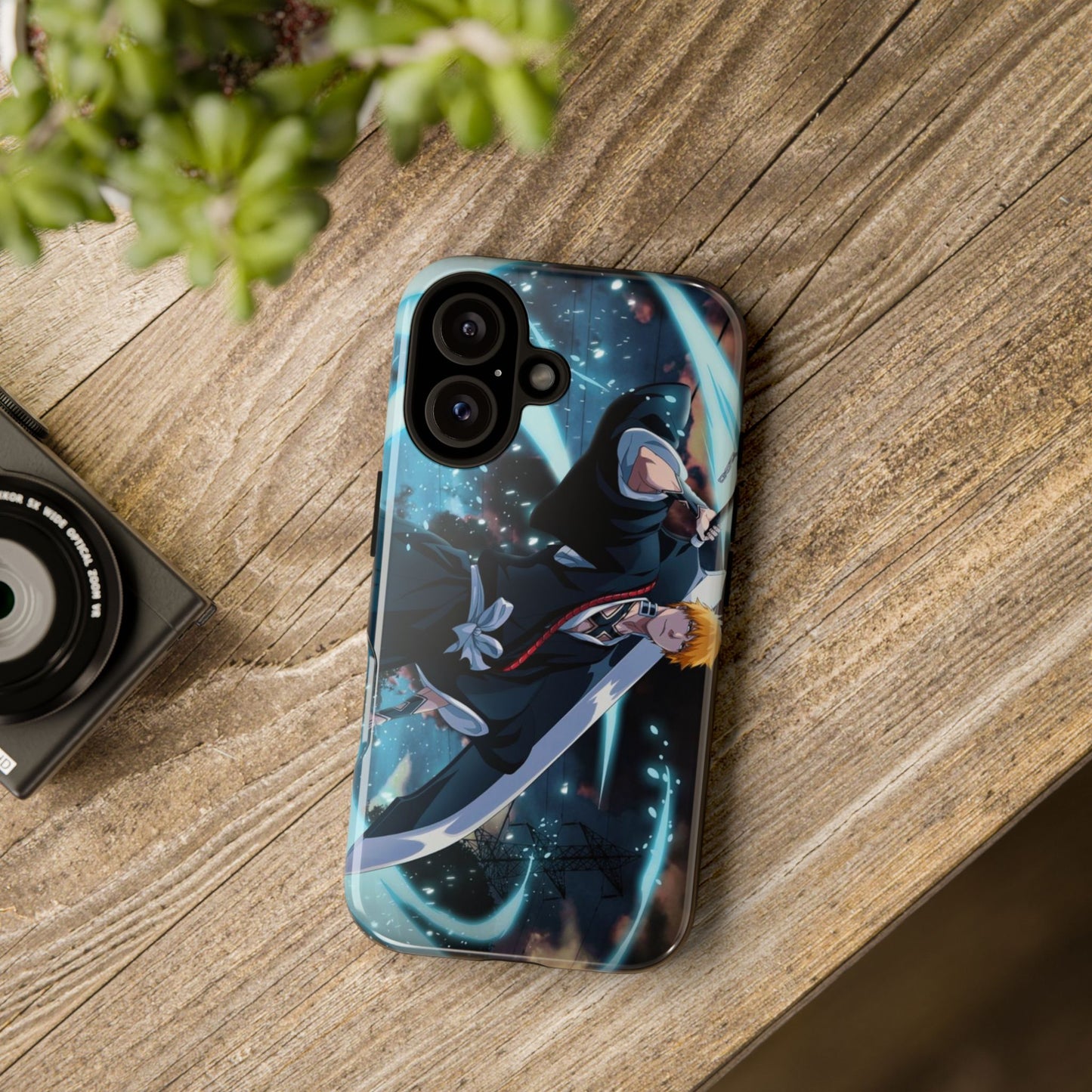 Ichigo, Kurosaki, Tough, Phone, Cases, Bleach, anime, manga, shonen, substitute, soul, reaper, society, rukia, kuchiki, bankai,