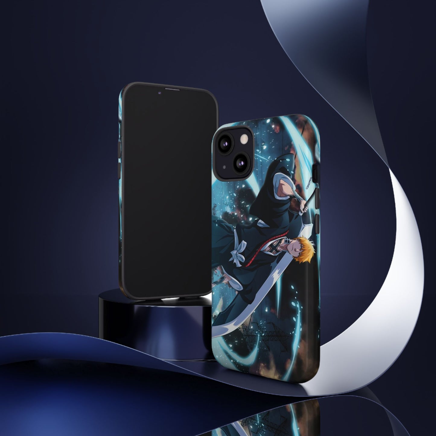 Ichigo, Kurosaki, Tough, Phone, Cases, Bleach, anime, manga, shonen, substitute, soul, reaper, society, rukia, kuchiki, bankai,