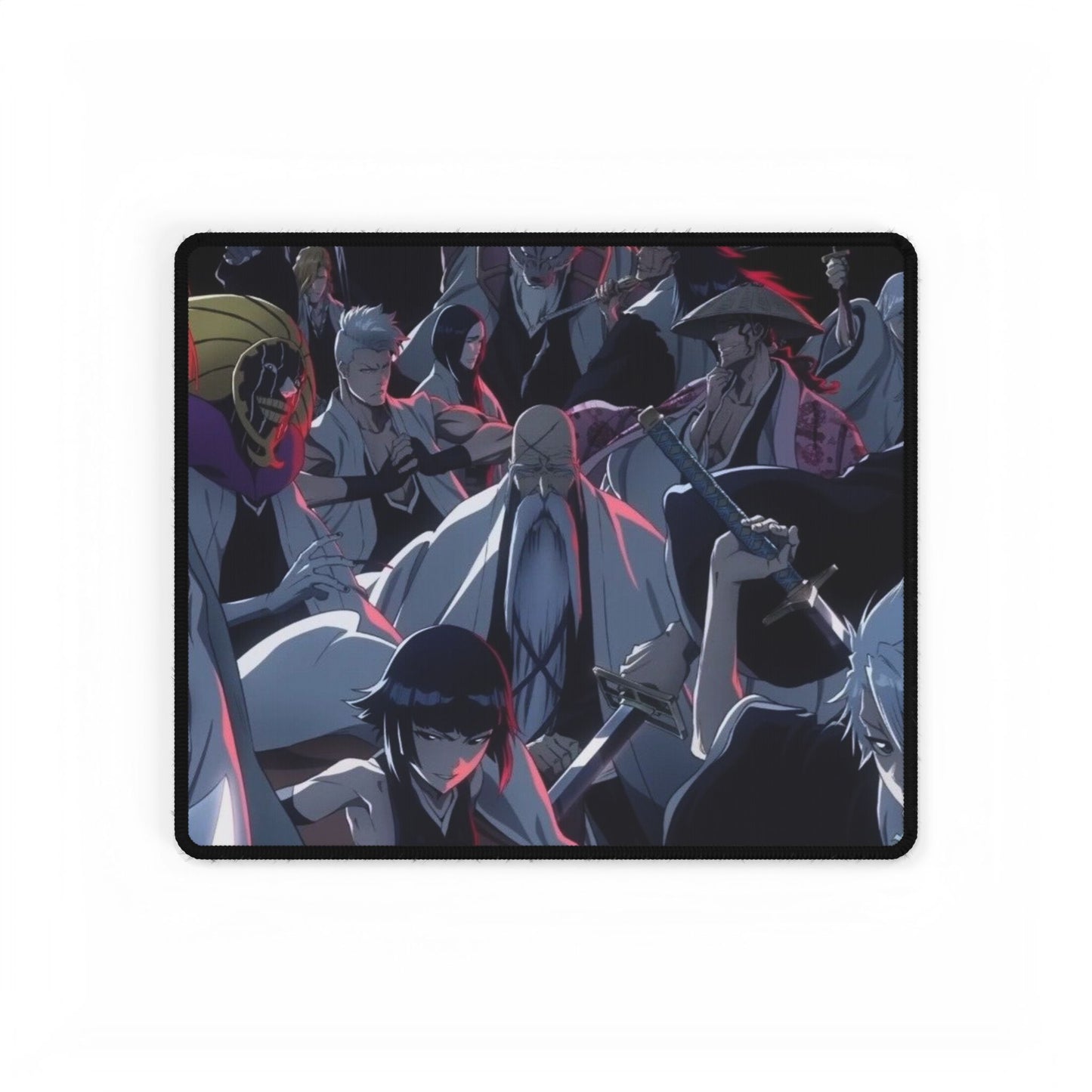 Gotei, 13, Desk Mats, Bleach, anime, captains, 13, biyakuya, shinji, shunsui, kenpachi, soi fon, toshiro, mayuri, yamamoto, aizen