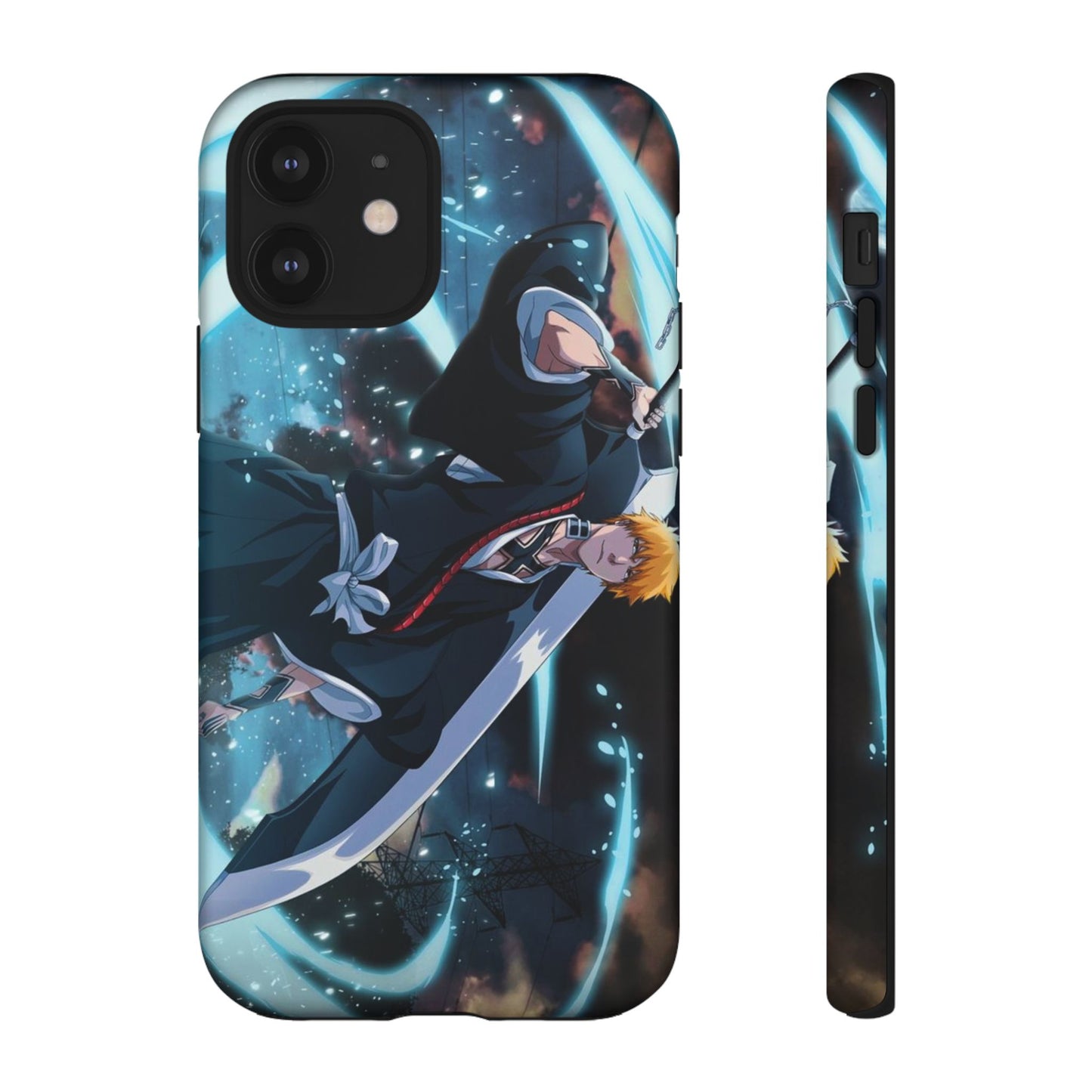 Ichigo, Kurosaki, Tough, Phone, Cases, Bleach, anime, manga, shonen, substitute, soul, reaper, society, rukia, kuchiki, bankai,