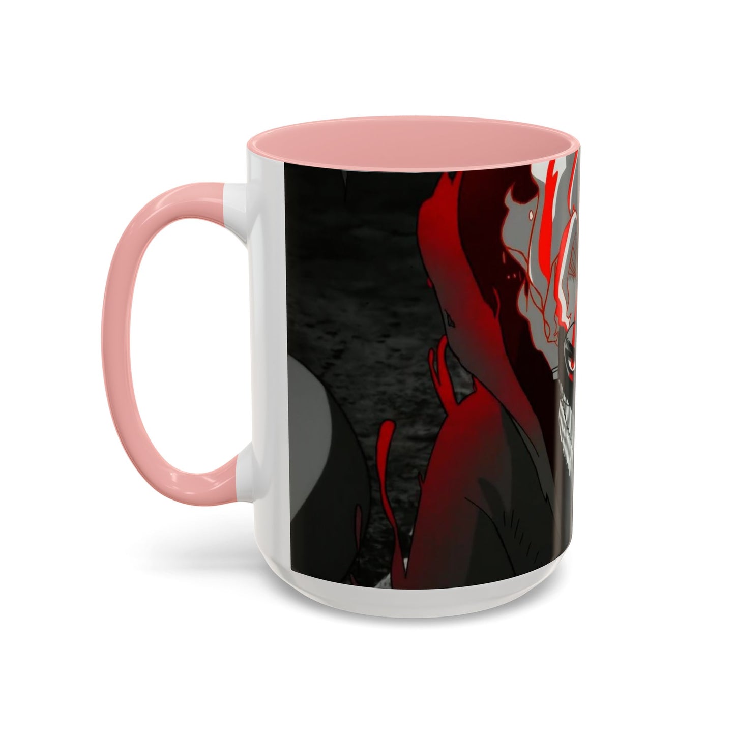Turbo, Okarun, Accent Coffee Mug (11, 15oz), dandadan, anime, shonen, manga, Ken, Takakura, Granny, Seiko, Momo, Ayase