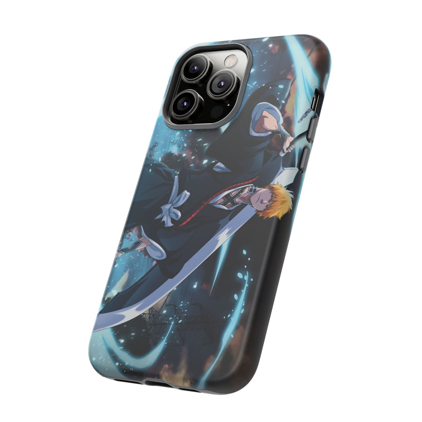 Ichigo, Kurosaki, Tough, Phone, Cases, Bleach, anime, manga, shonen, substitute, soul, reaper, society, rukia, kuchiki, bankai,