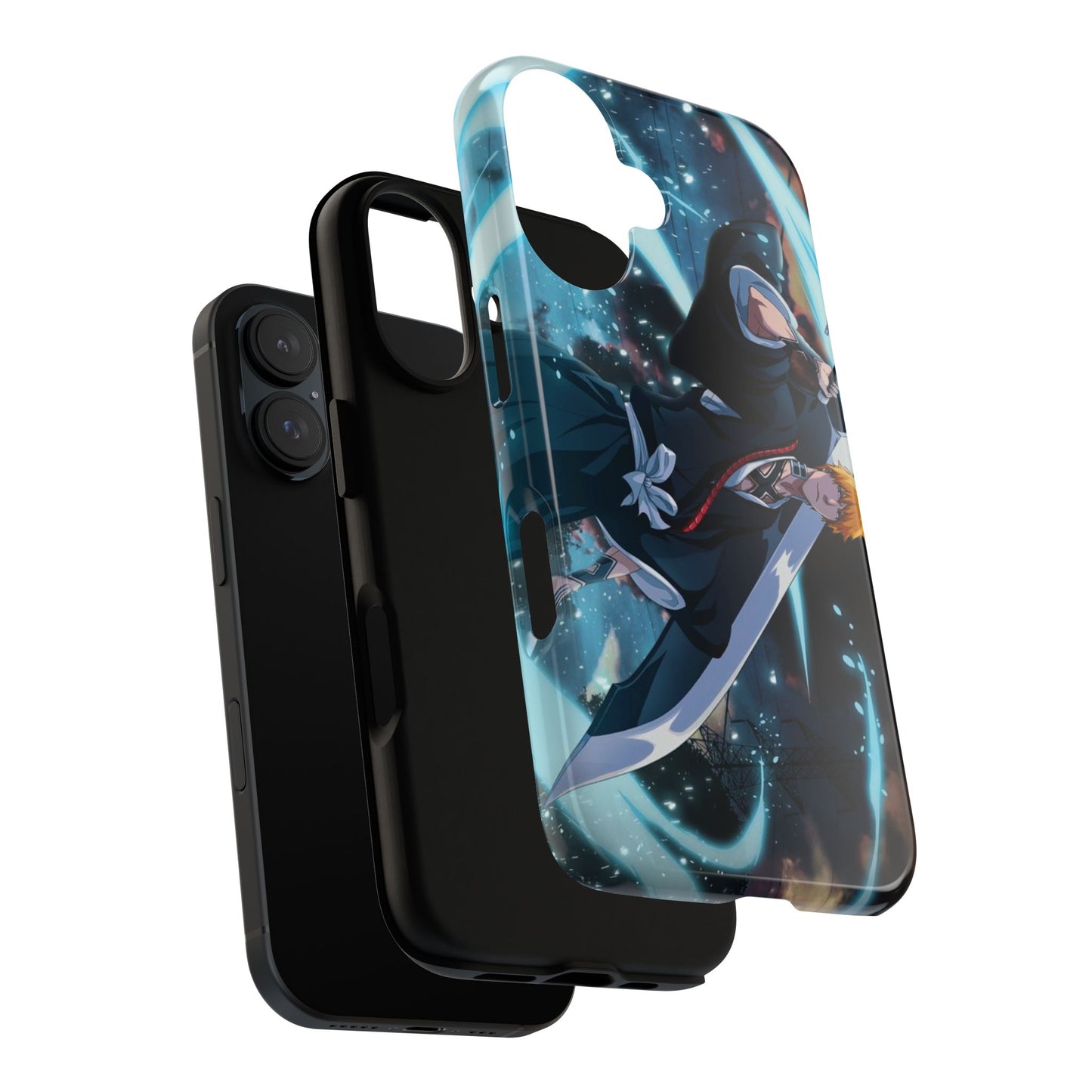 Ichigo, Kurosaki, Tough, Phone, Cases, Bleach, anime, manga, shonen, substitute, soul, reaper, society, rukia, kuchiki, bankai,