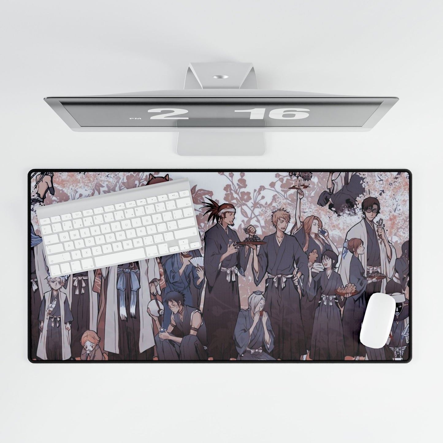 Bleach, Soul, Society, Desk Mats, anime, shonen, desk, accessories, ichigo, rukia, kenpachi, yamamoto, soi fon, renji, unohana