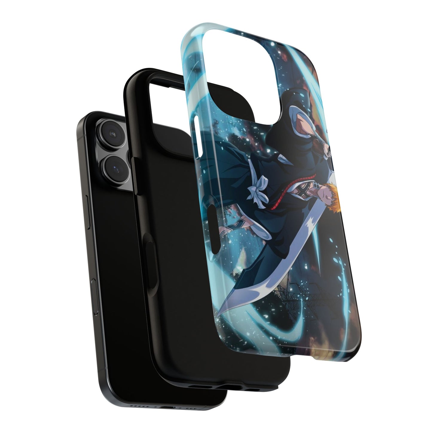 Ichigo, Kurosaki, Tough, Phone, Cases, Bleach, anime, manga, shonen, substitute, soul, reaper, society, rukia, kuchiki, bankai,