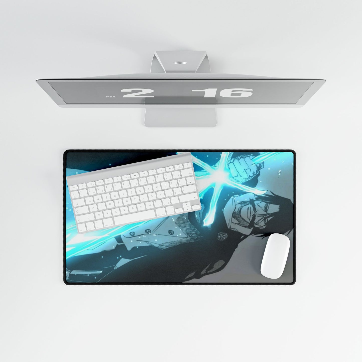 Ywach, Desk Mats, Quincy, king, almighty, bleach, anime, shonen, manga, ichigo, kurosaki, zangetsu, white, yamamoto, uryu, hashwalt, tybw