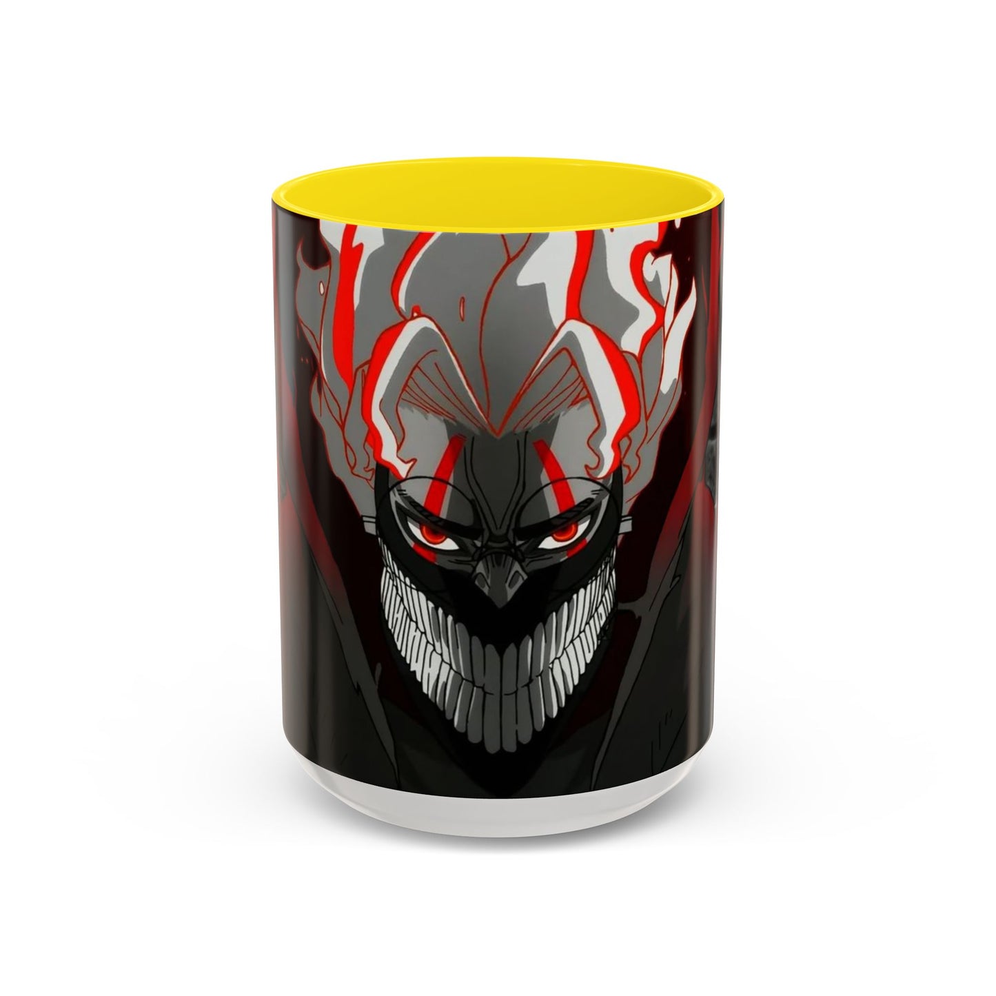Turbo, Okarun, Accent Coffee Mug (11, 15oz), dandadan, anime, shonen, manga, Ken, Takakura, Granny, Seiko, Momo, Ayase