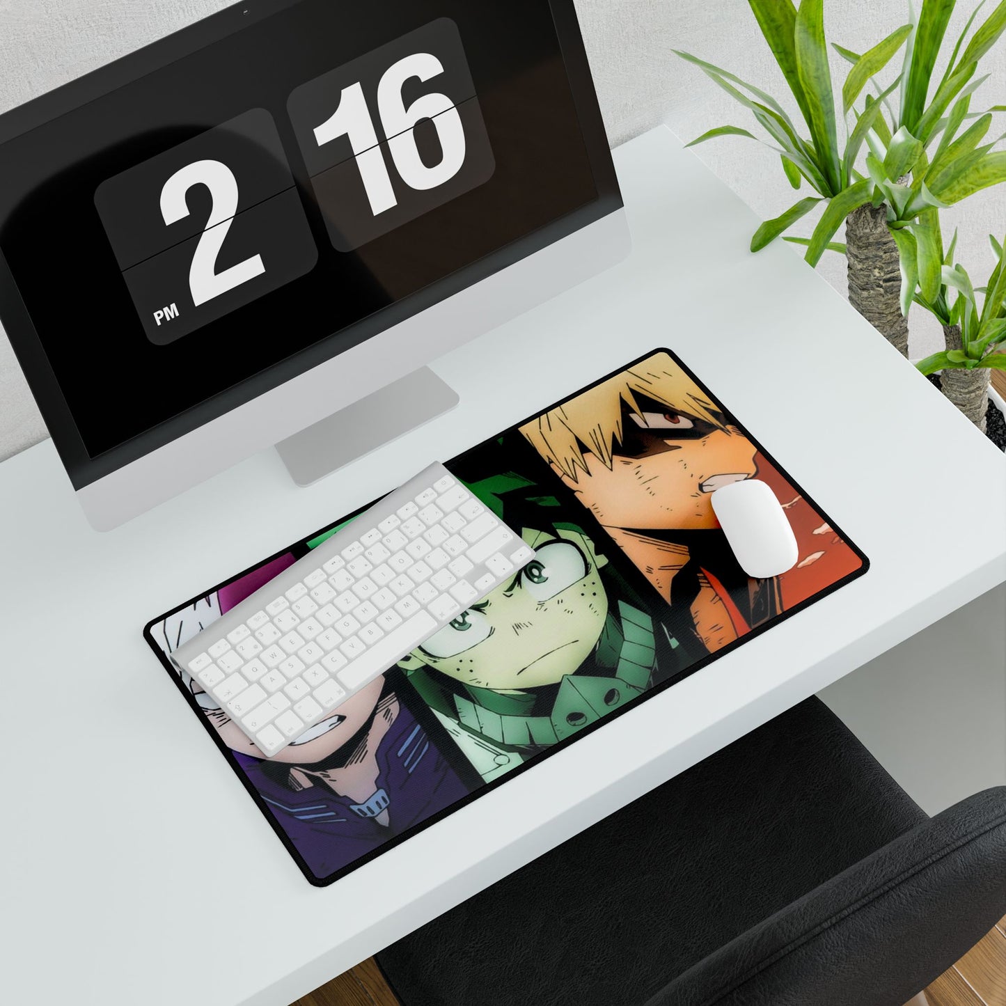 Midoriya, Todoroki, Bakugo, Desk Mats, Izuku midoriya, shoto todoroki, katsuki bakugo, my hero academia, mha